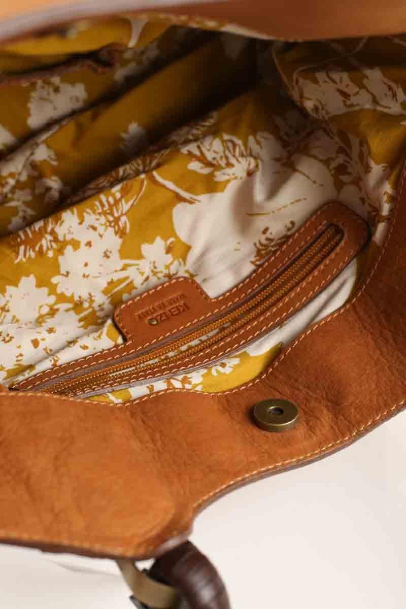 Handbag KENZO - SECONDE MAIN Brown