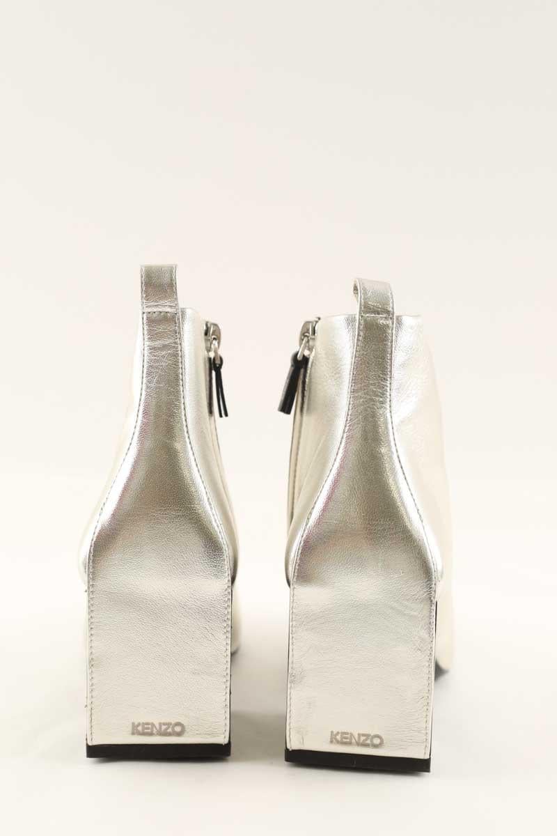 Ankle boots KENZO - SECONDE MAIN Silver