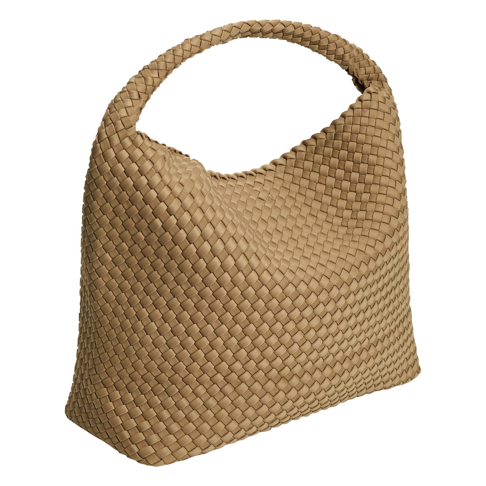 Geflochtene Handtasche MARREA Beige
