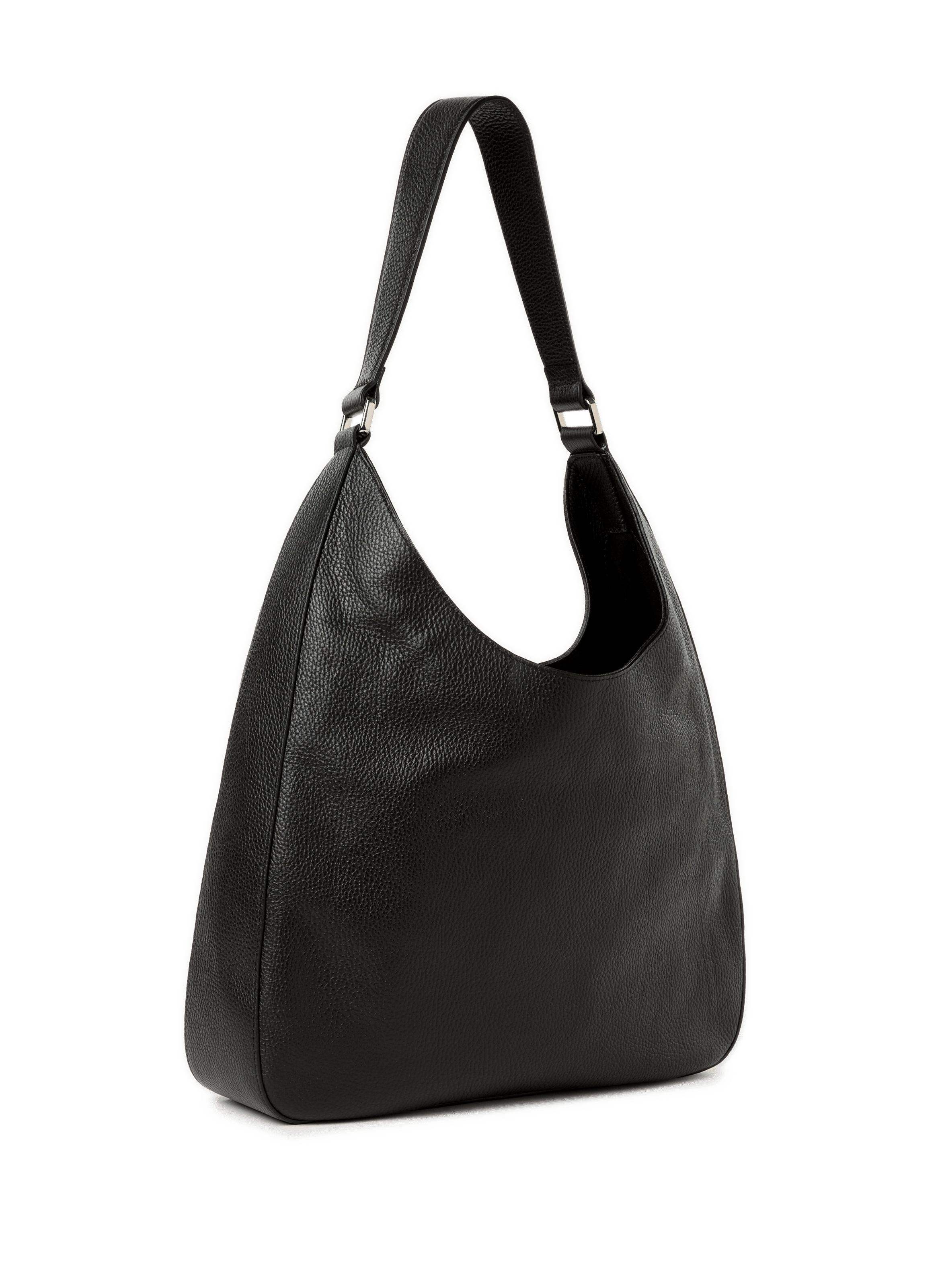 Gustin leather handbag. SAISON 1865 Black