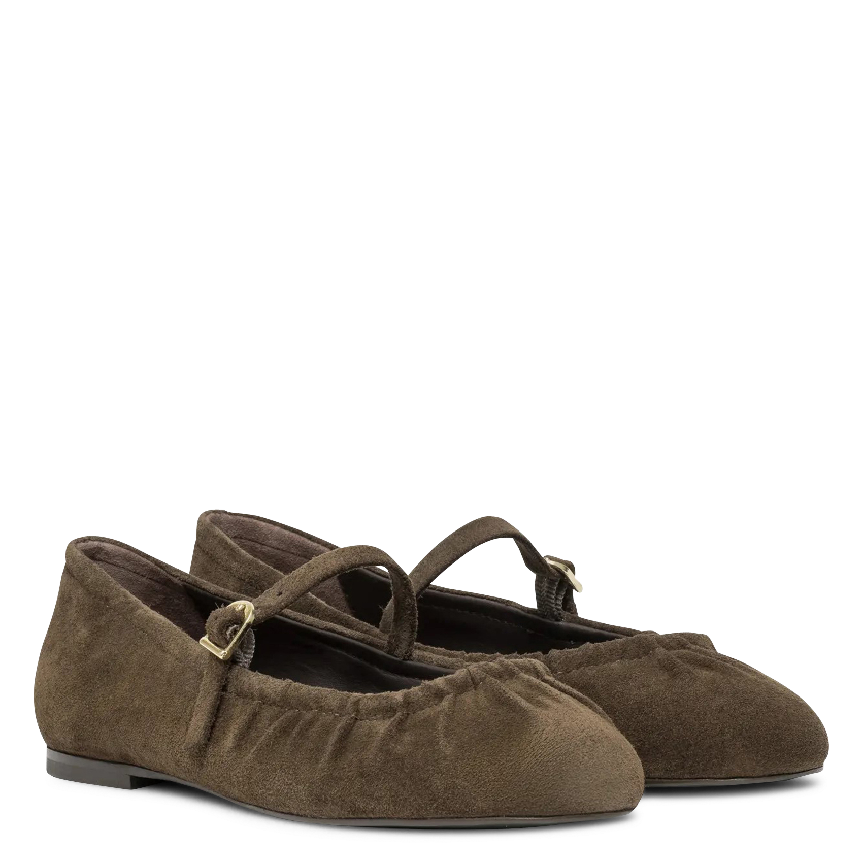 Ballerines en cuir BOCAGE Vert