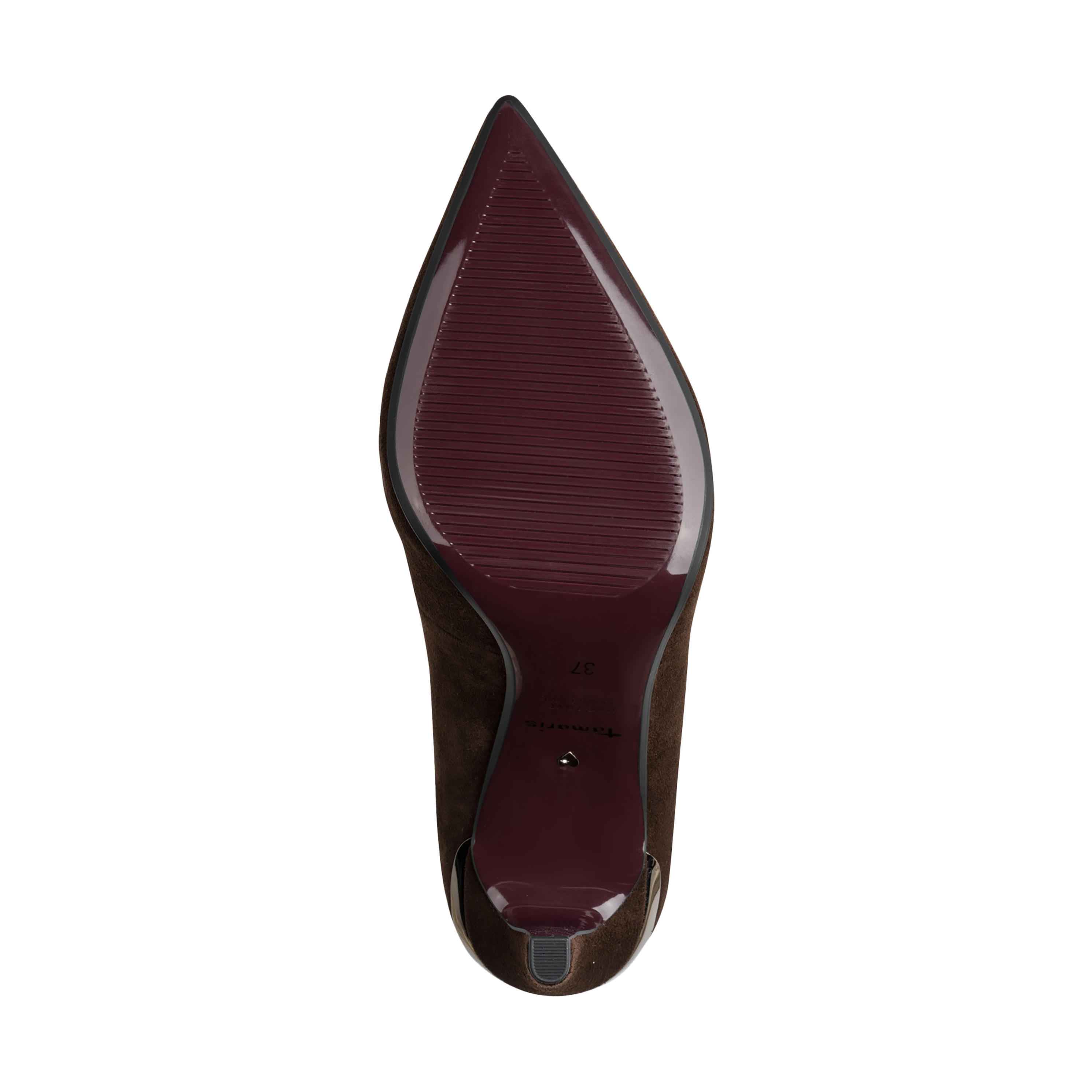 Leather high heels TAMARIS Brown