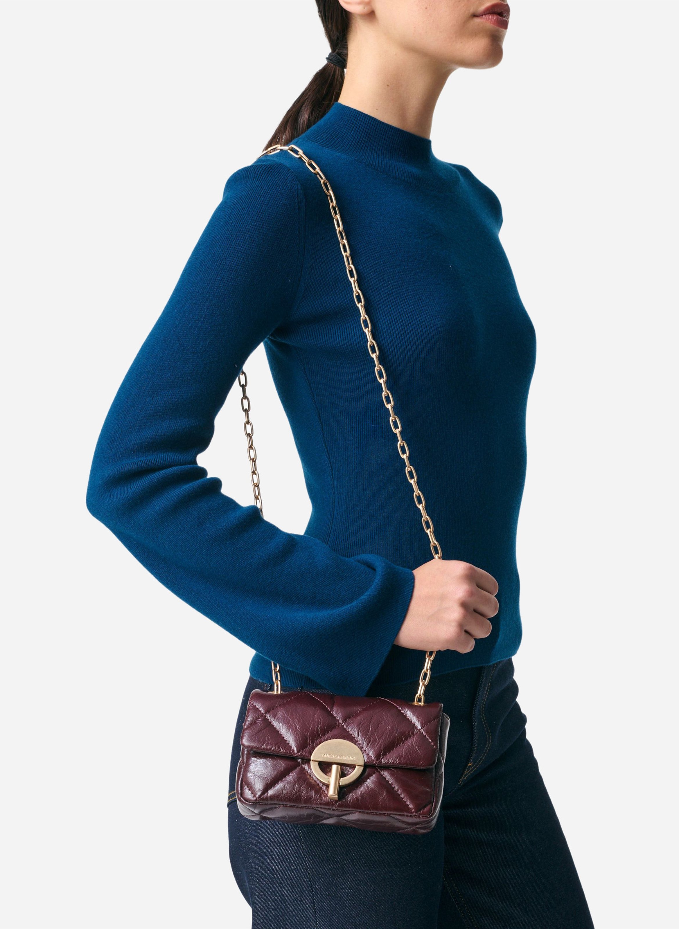 Brieftasche aus Leder VANESSA BRUNO Braun