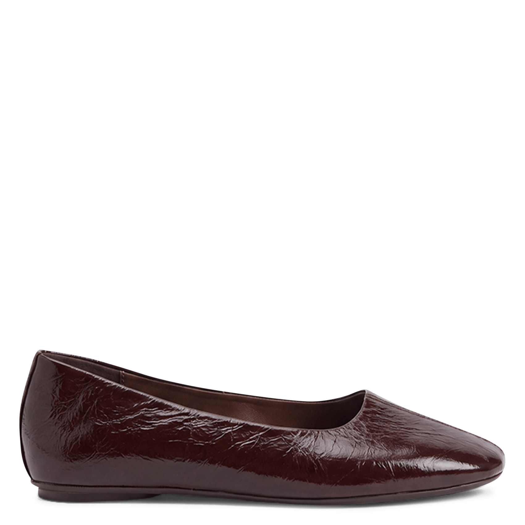 Ballerines vernies en cuir JONAK Marron