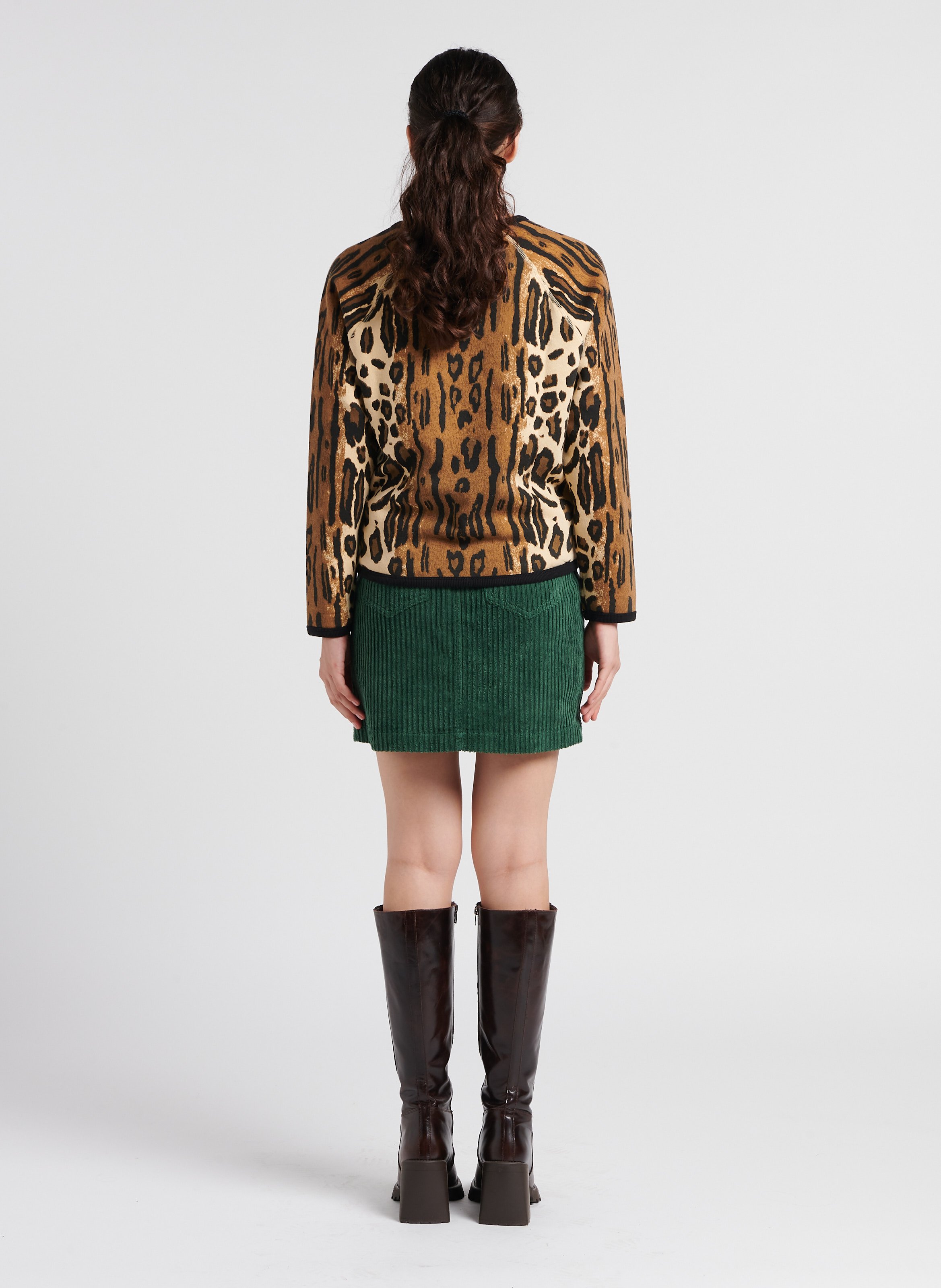 Sudadera cheap leopardo zara