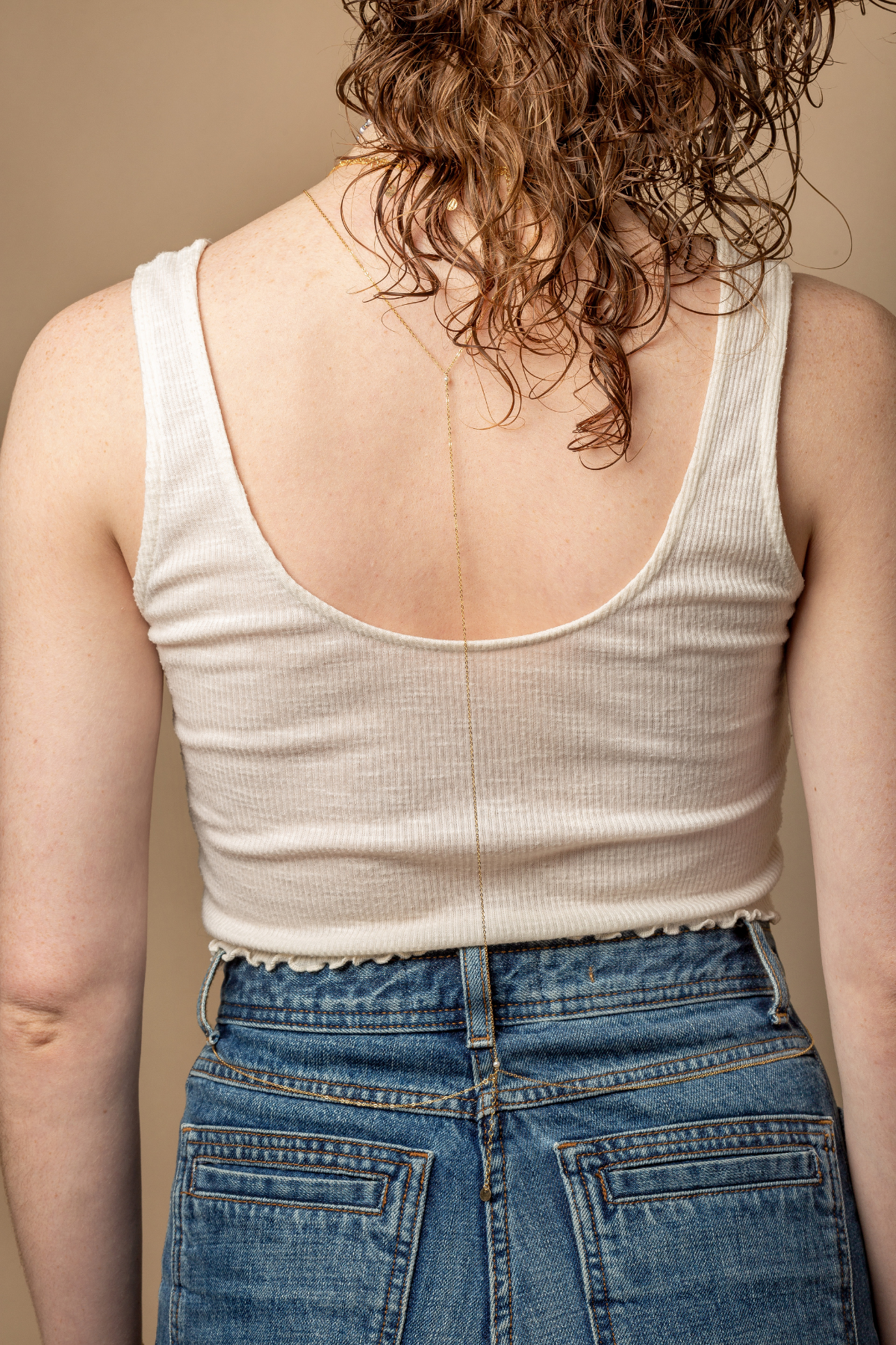 Body jewelry pearls YAY White