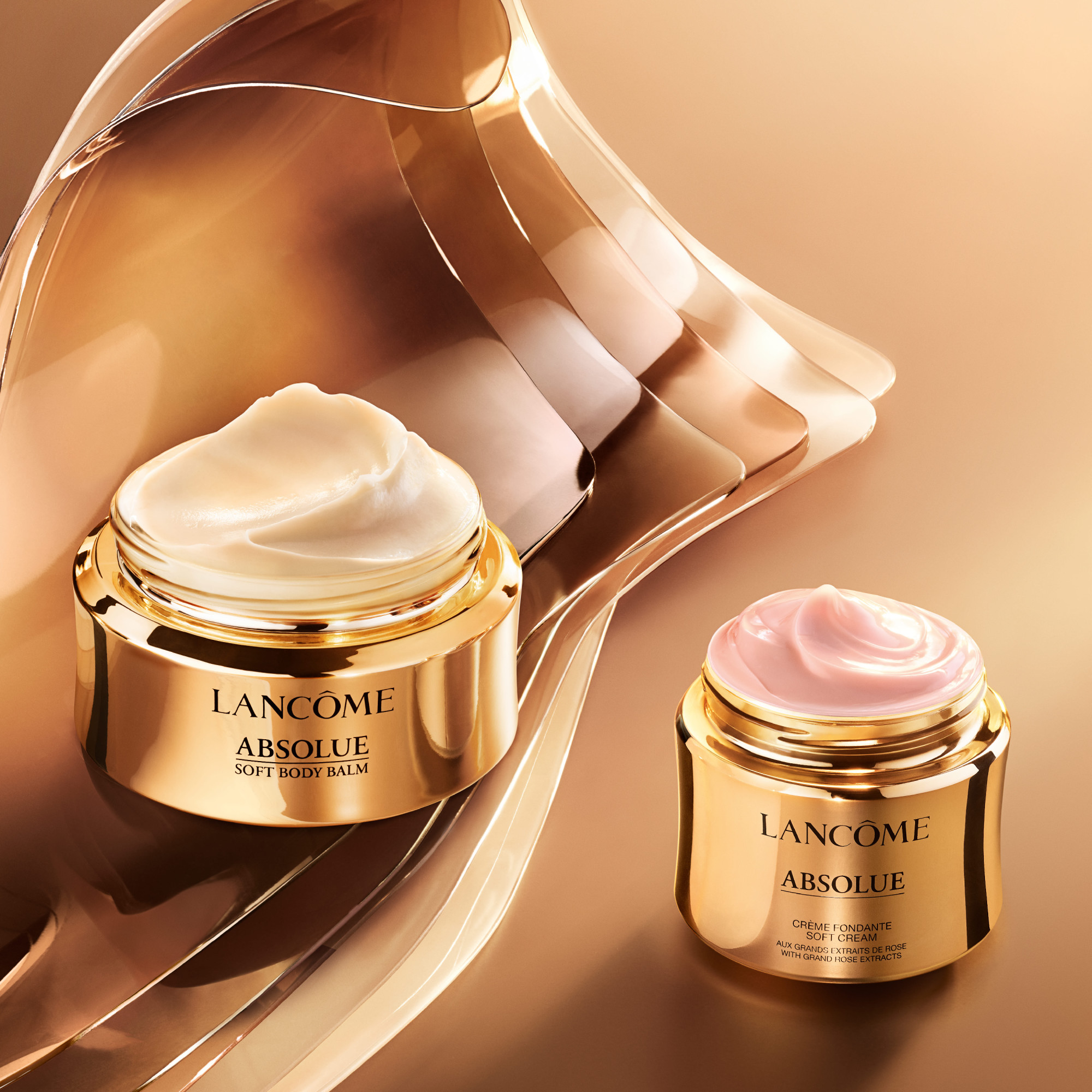 Absolue Baume corps fondant et raffermissant à l’Extrait de Rose Perpétuelle LANCÔME No color