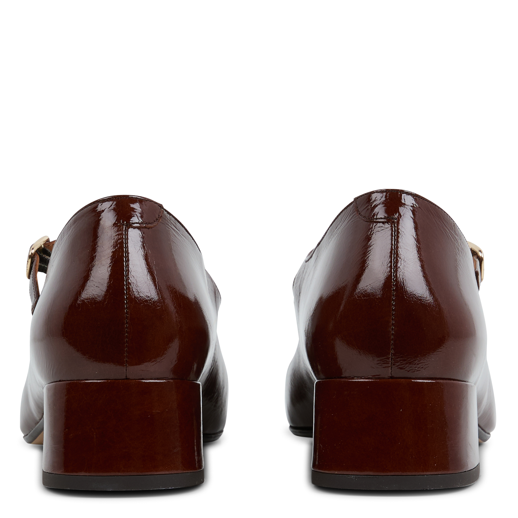 Babies en cuir vernis MELLOW YELLOW Marron