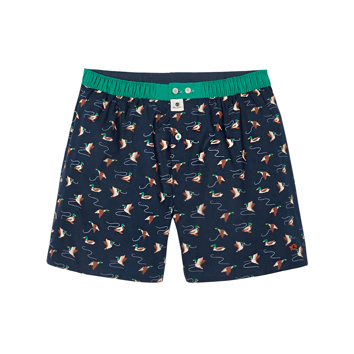 Organic cotton boxer shorts BILLYBELT Blue