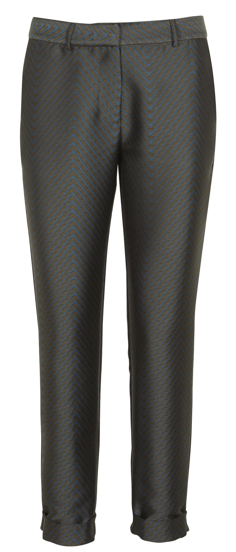 Pantalon droit satiné Fanny  MOMONI Vert