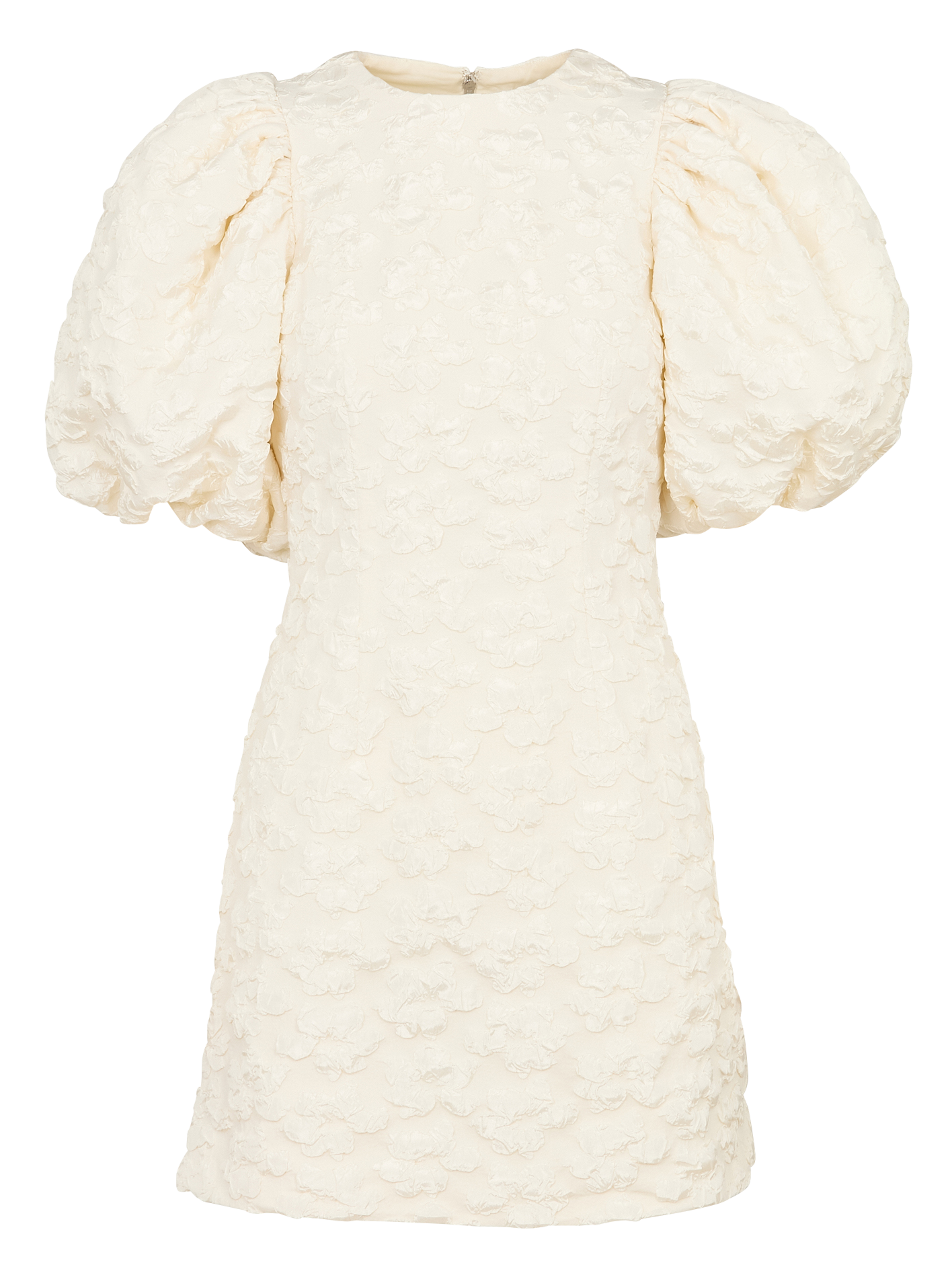 Round-neck midi dress ROTATE White