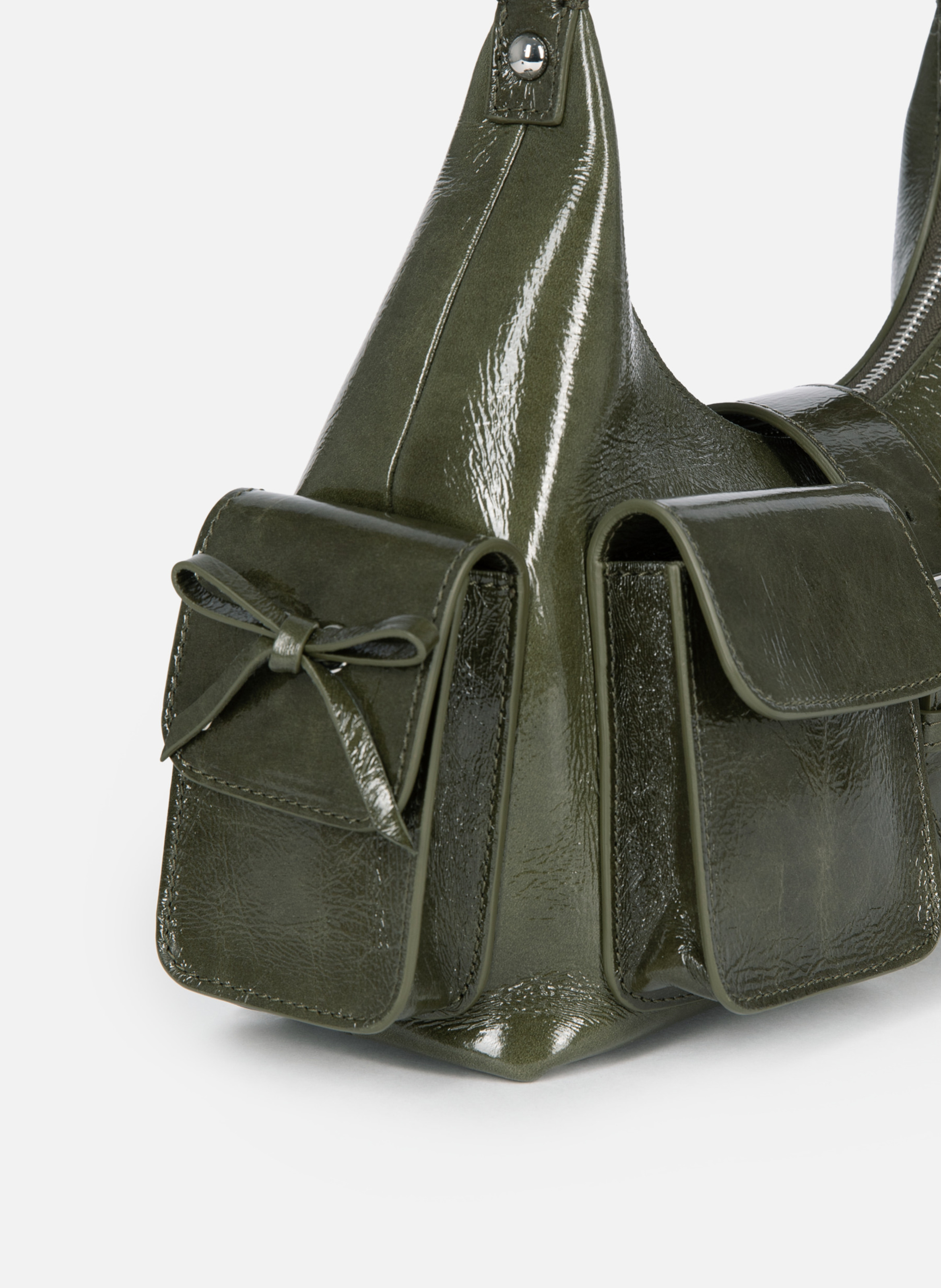 Amelia leather handbag THE KOOPLES Green