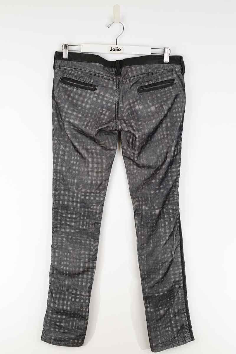 Slim cotton trousers ISABEL MARANT ÉTOILE - SECONDE MAIN Black