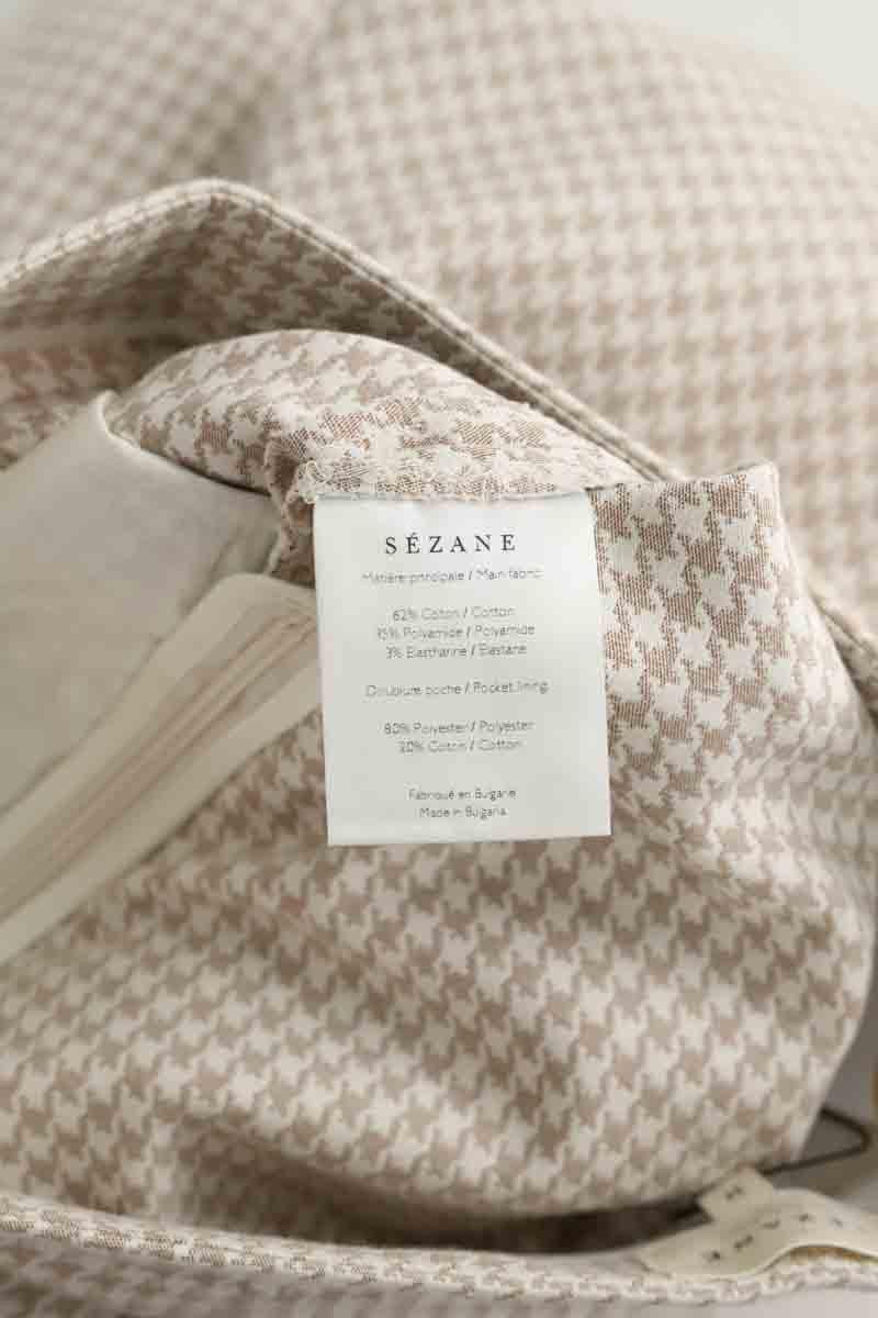 Cotton pants SEZANE - Seconde main Beige