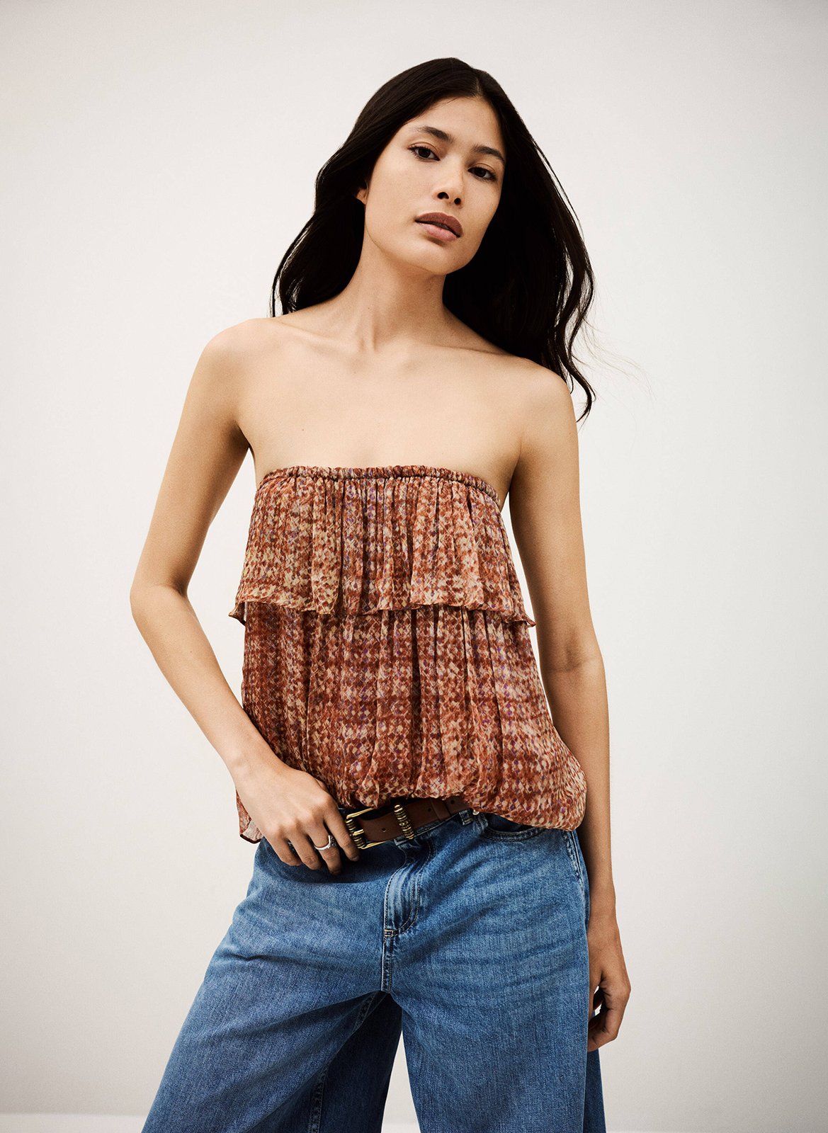 Printed top BA&SH Pink