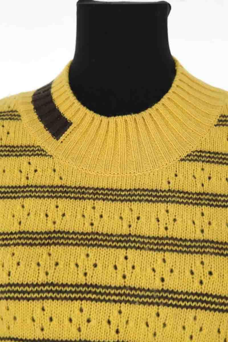 Wool sweater MONCLER - Seconde Main Yellow