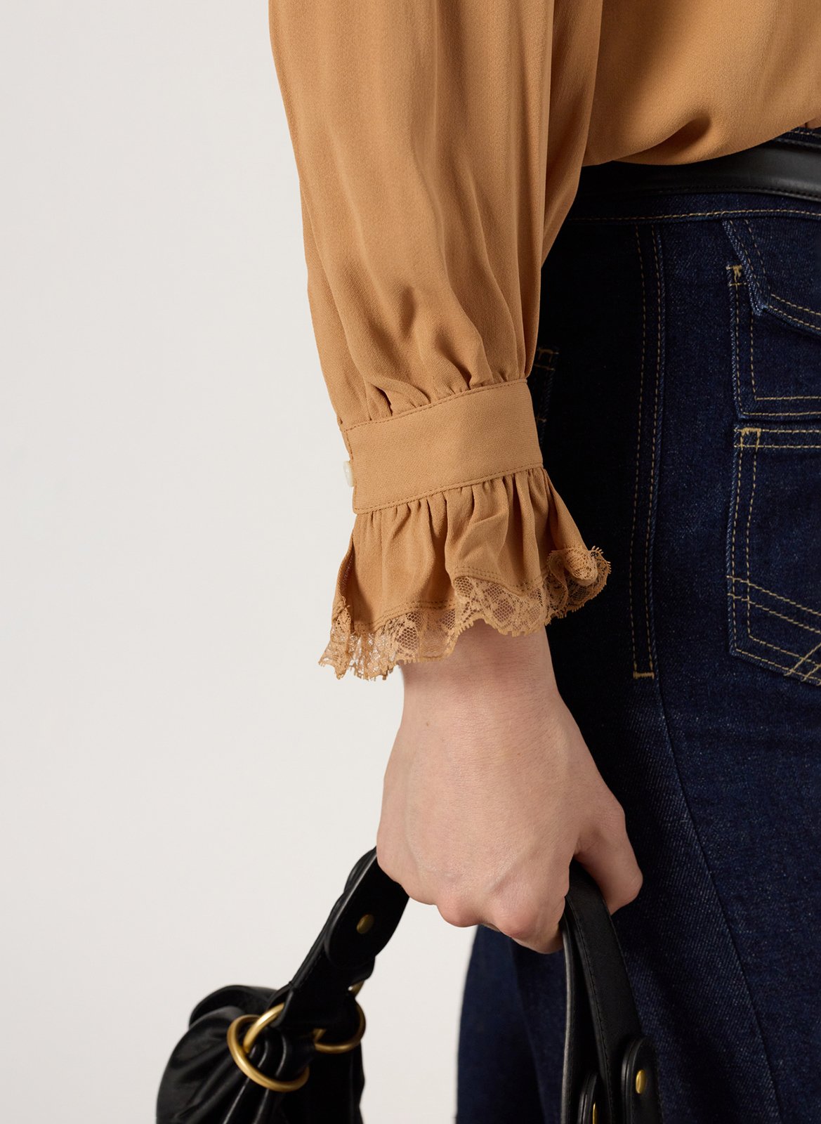 Blouse col v  GERARD DAREL Orange