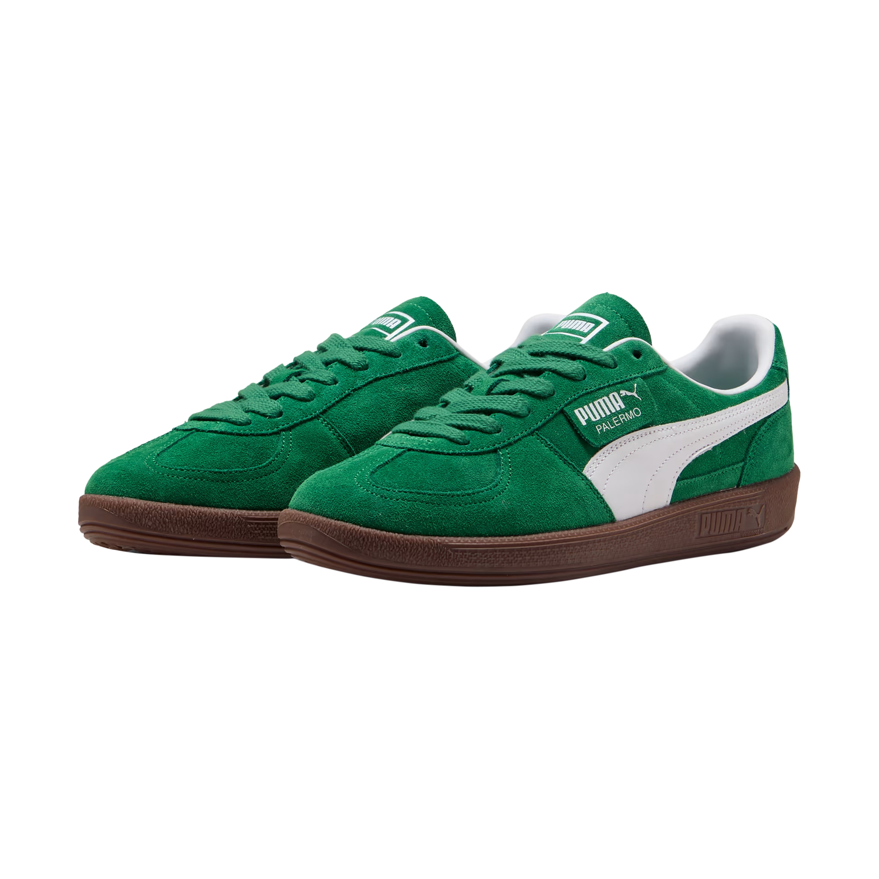 Low leather sneaker Palermo PUMA Green