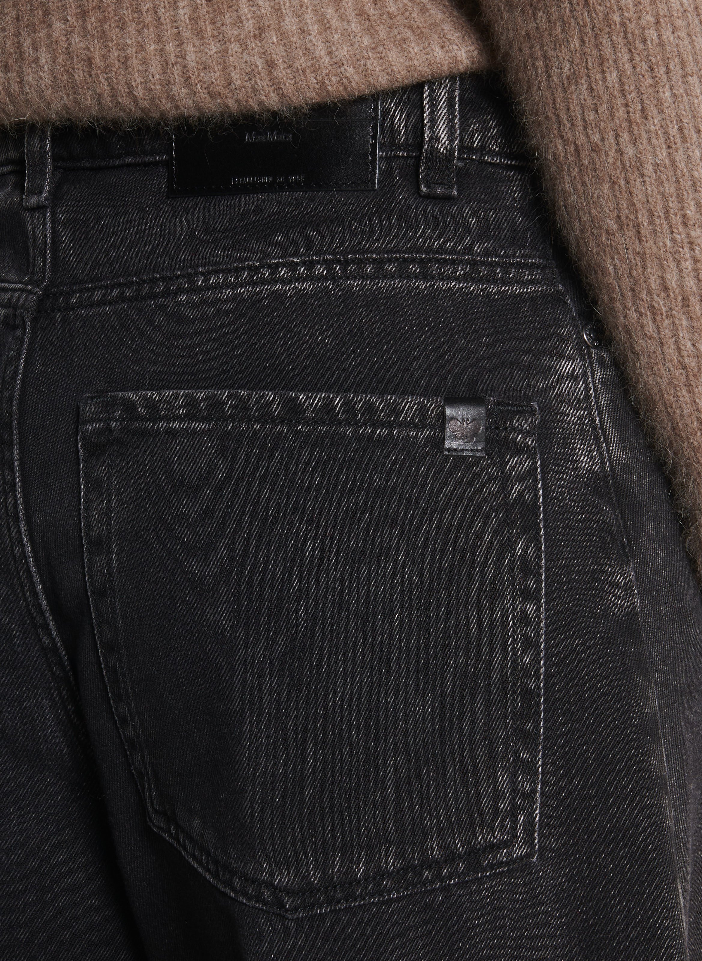 Cropped jeans MAX MARA WEEK END Black