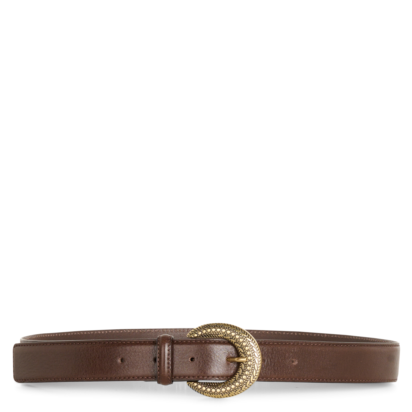 Ceinture en cuir  MAISON 123 Marron
