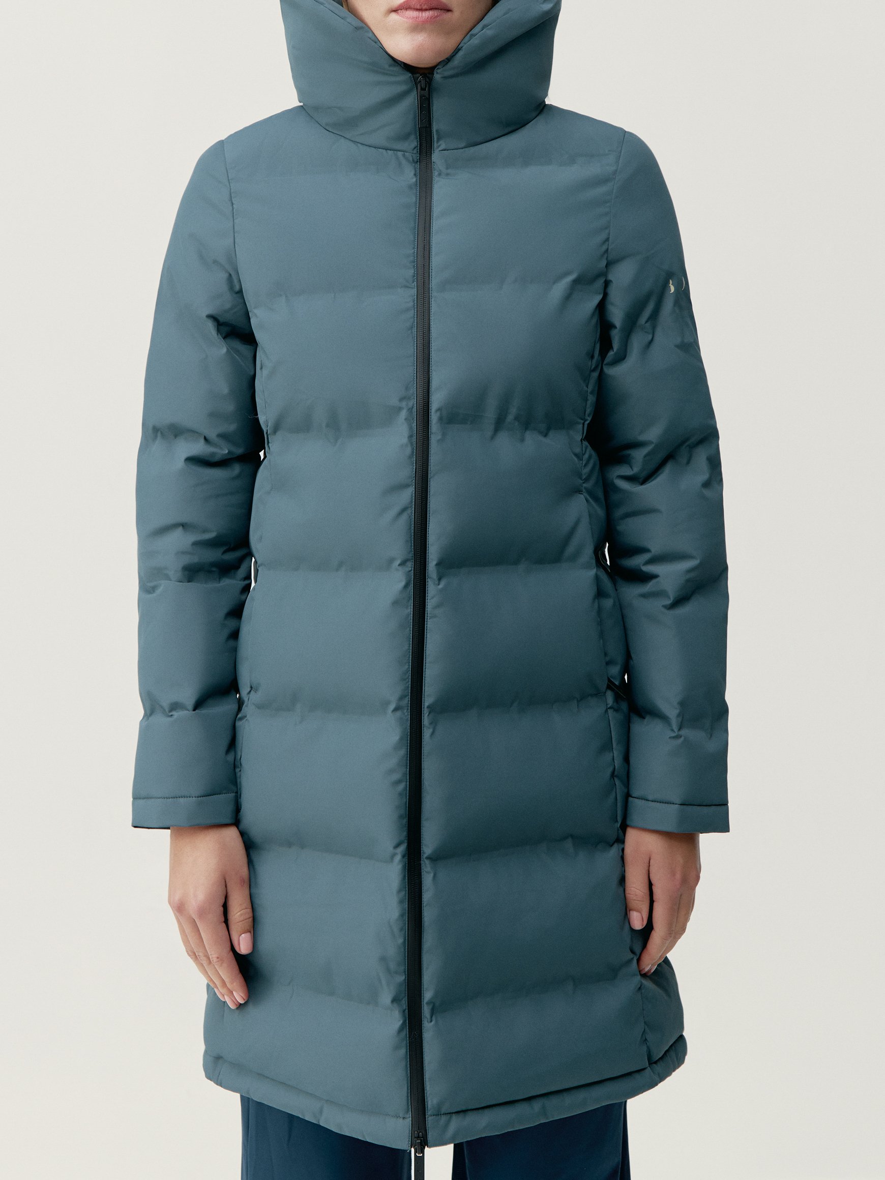 Padded waterproof winter coat BORN LIVING YOGA Blue