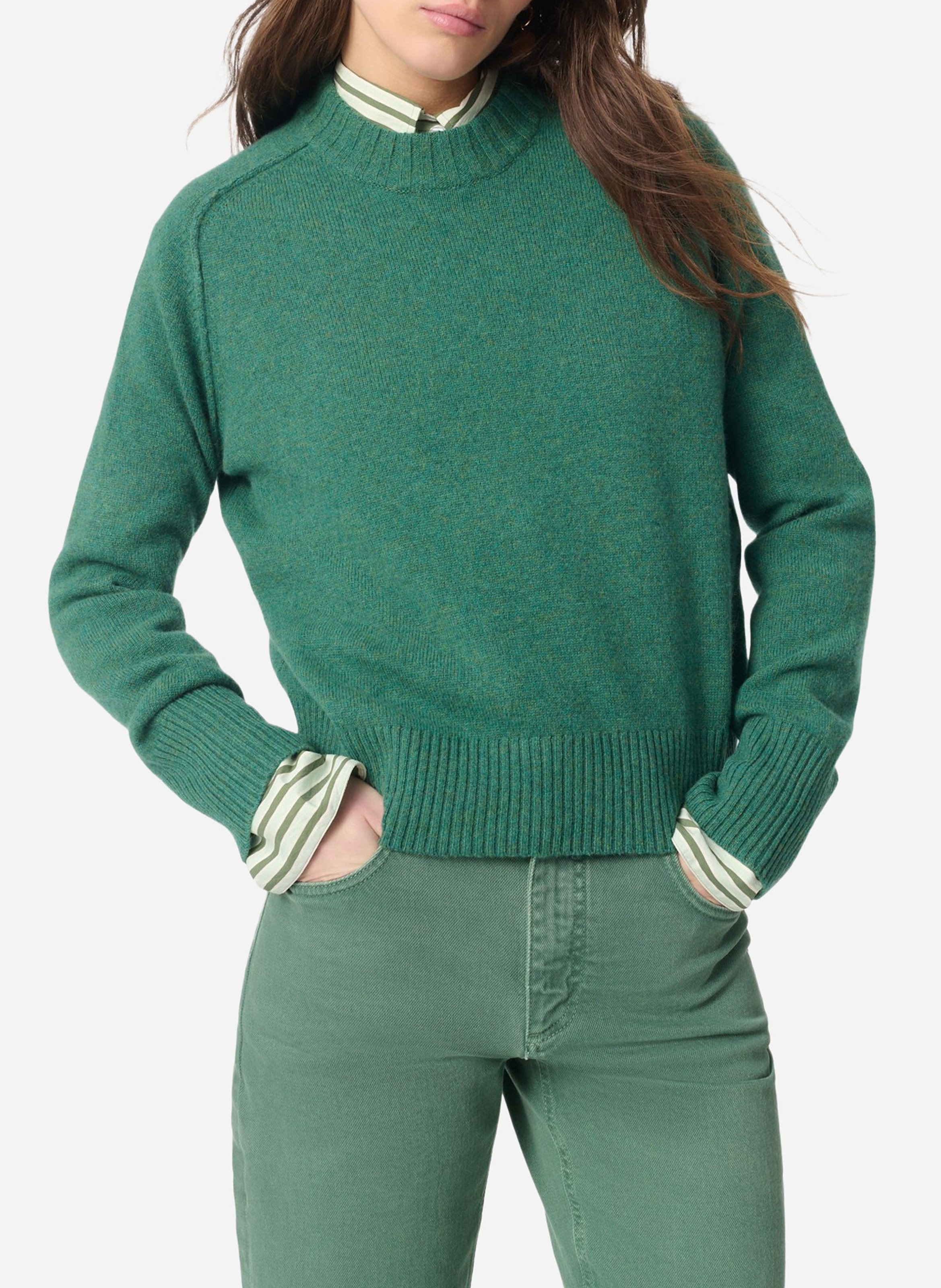 Pull col rond en laine mélangée VANESSA BRUNO