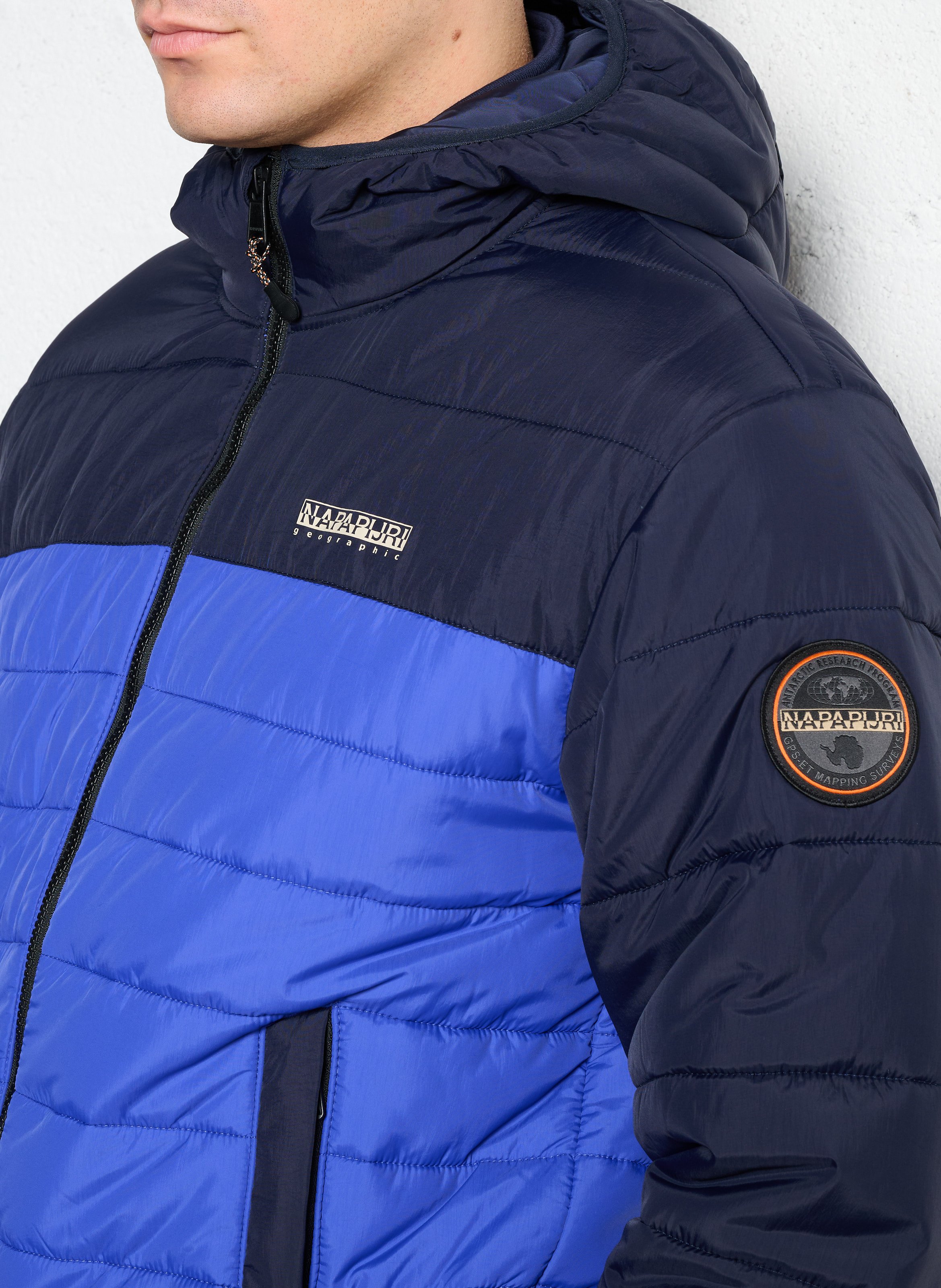 Doudoune col montant  NAPAPIJRI Bleu