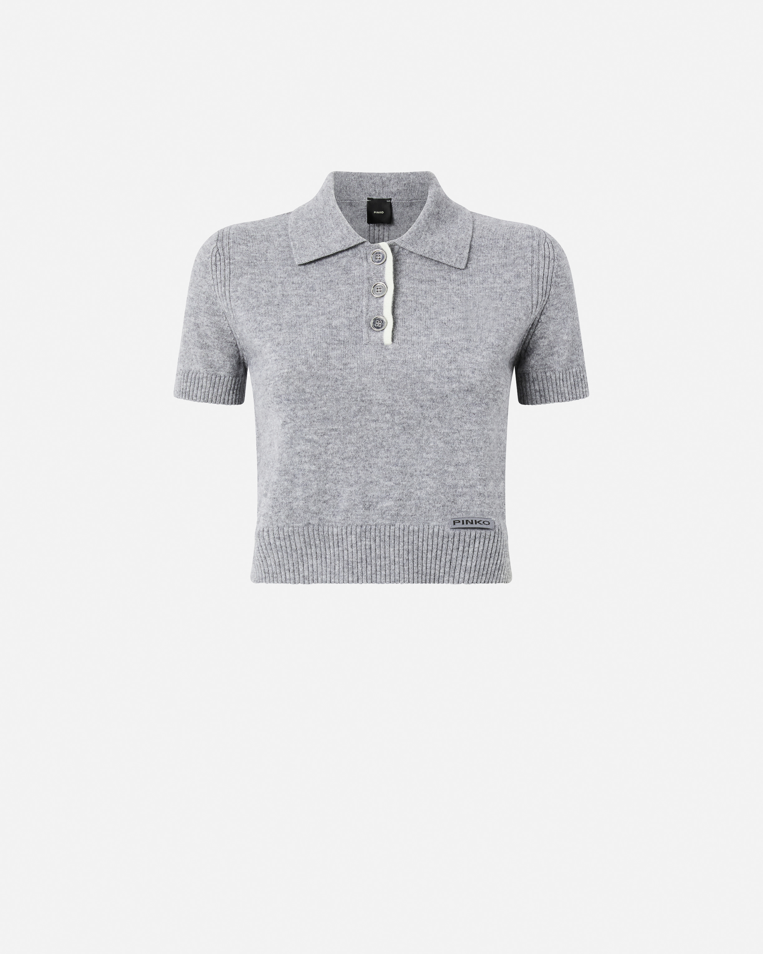 Polo-style sweater PINKO Grey