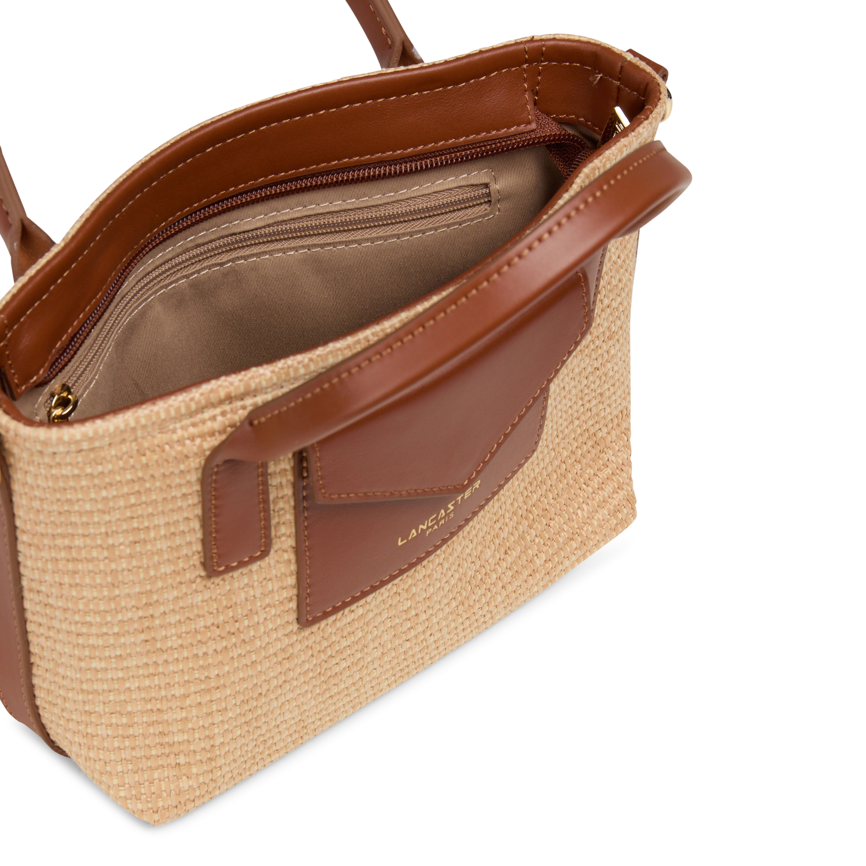 Leren minishopper LANCASTER PARIS Bruin