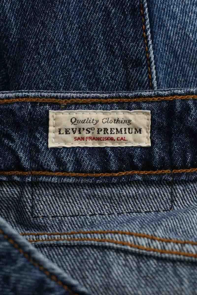 Cropped slim jeans with studs LEVI'S - Seconde main Blue