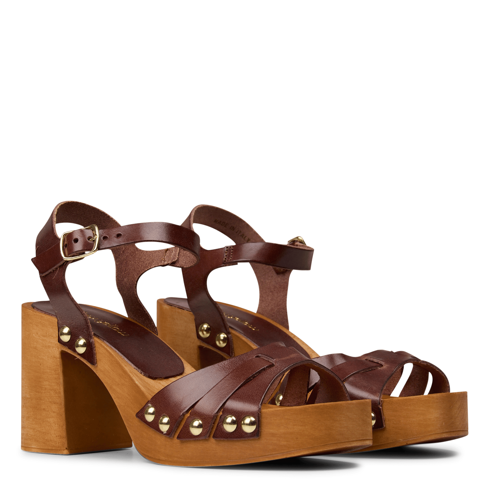 High sandals MELLOW YELLOW Brown