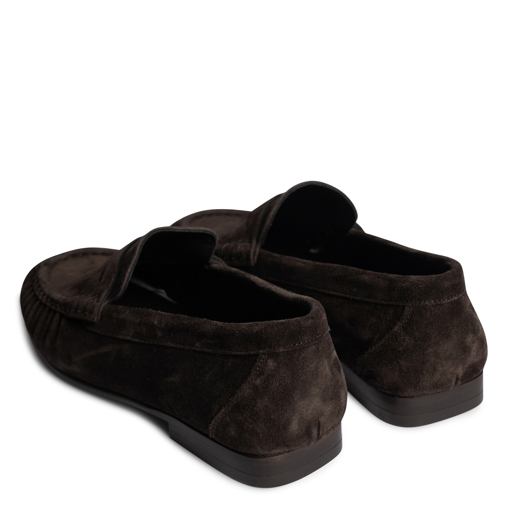 Mocassins en cuir POSA Marron