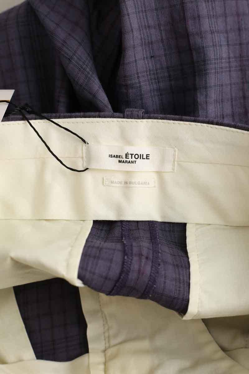 Pantalon droit ISABEL MARANT ÉTOILE - SECONDE MAIN Violet