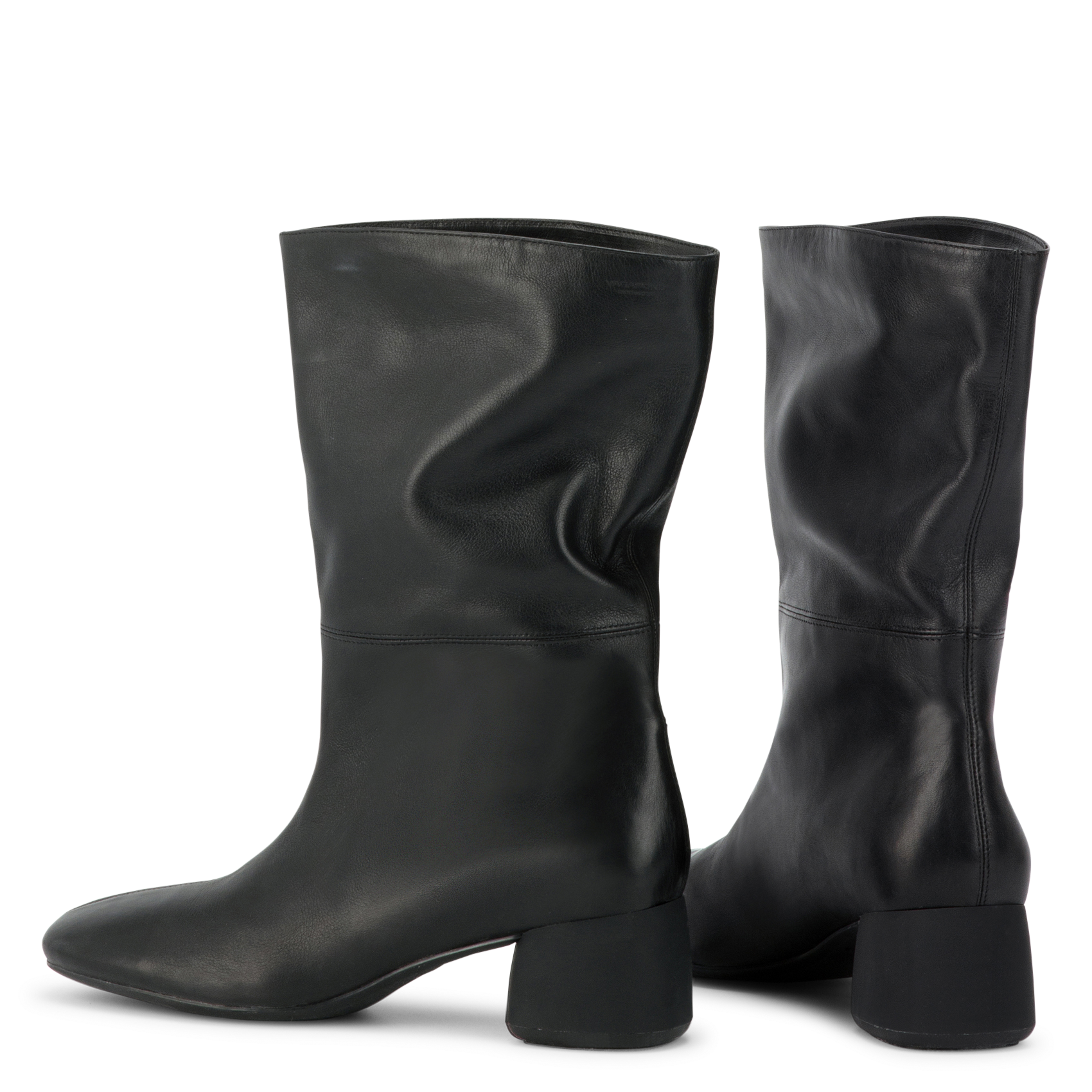 Leather mid-calf boots VAGABOND Black
