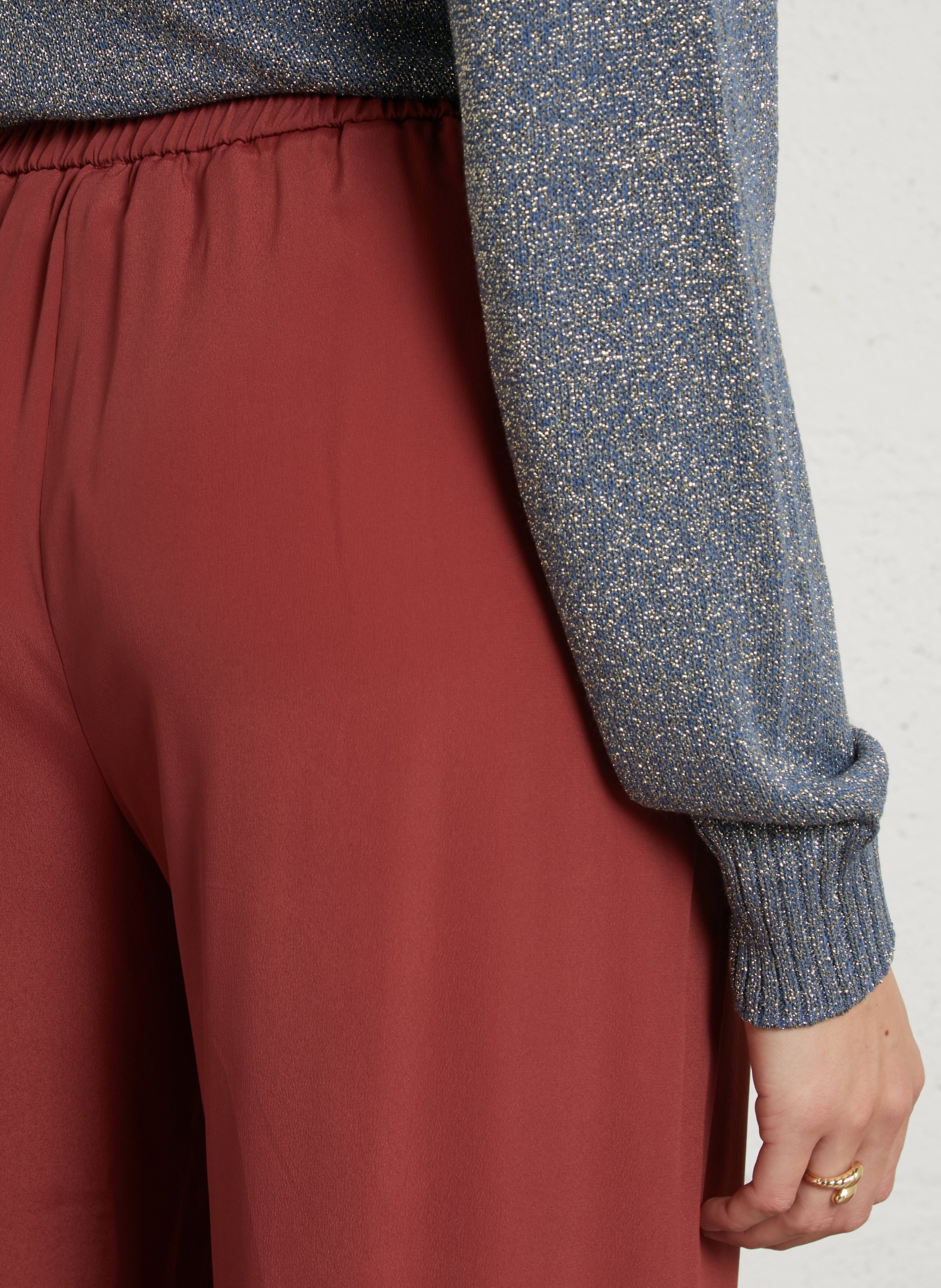 Wide trousers MOMONI Brown