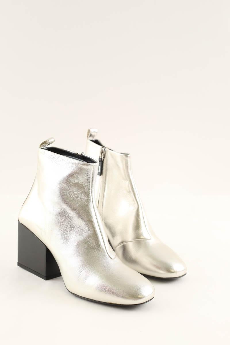 Ankle boots KENZO - SECONDE MAIN Silver