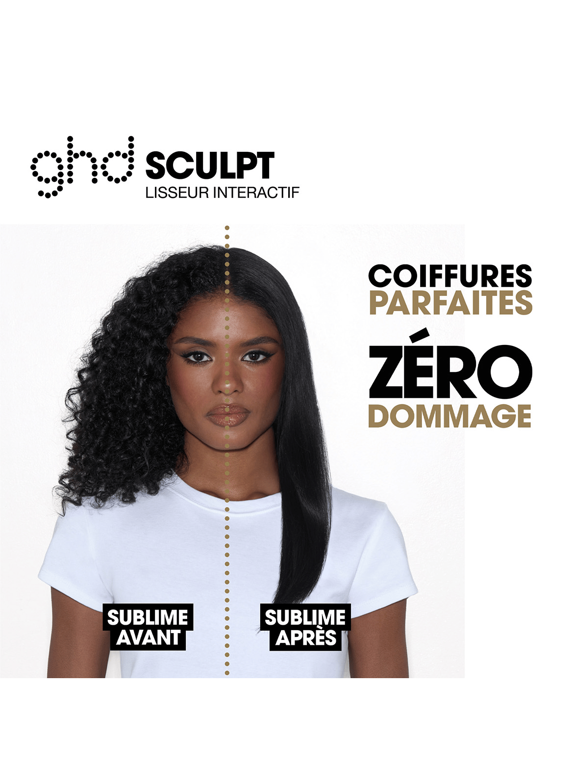 ghd Interactive Sculpt Hair Straightener GHD Blanc