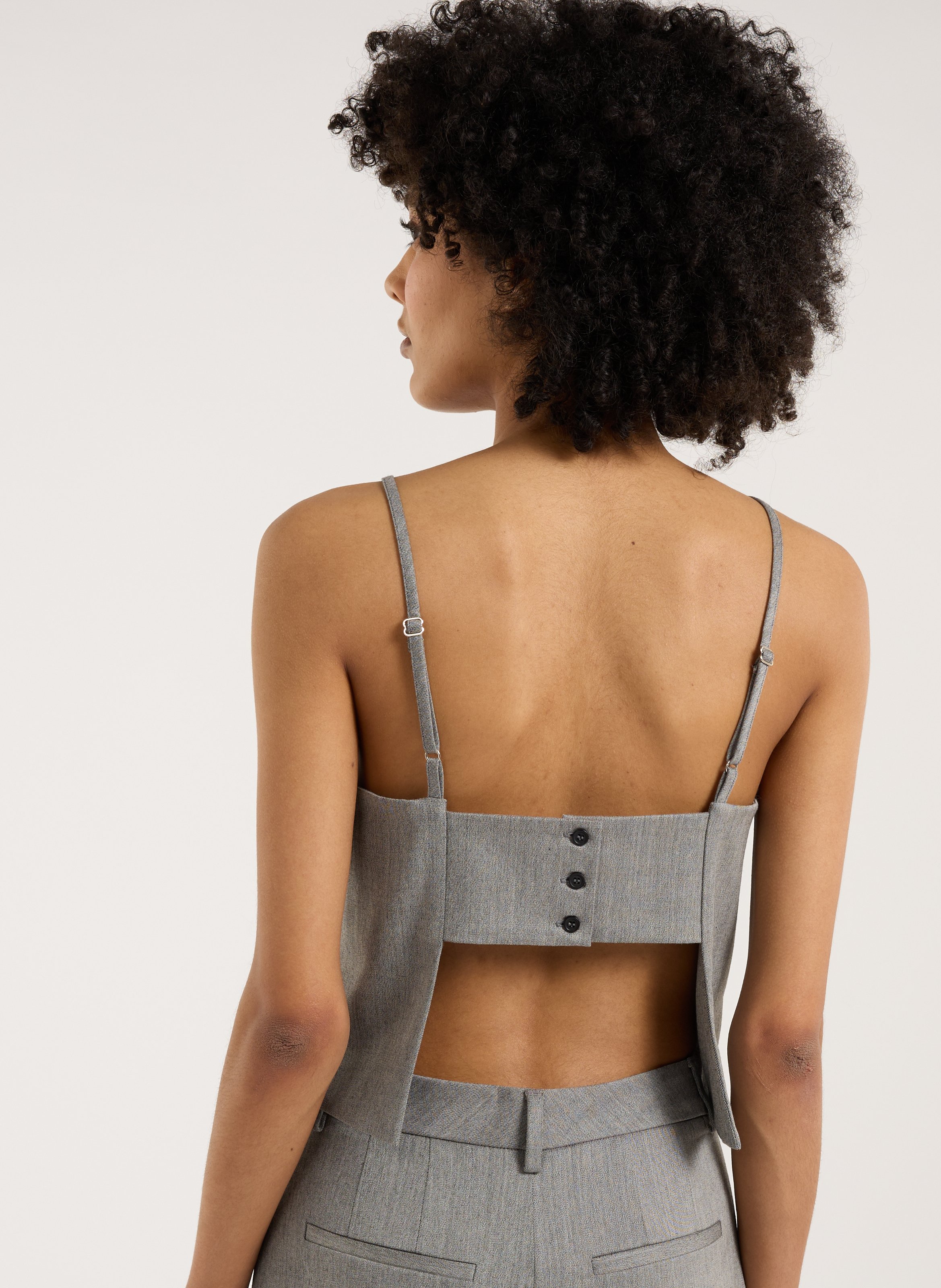 Singlet - wolblend SAISON 1865 Grijs