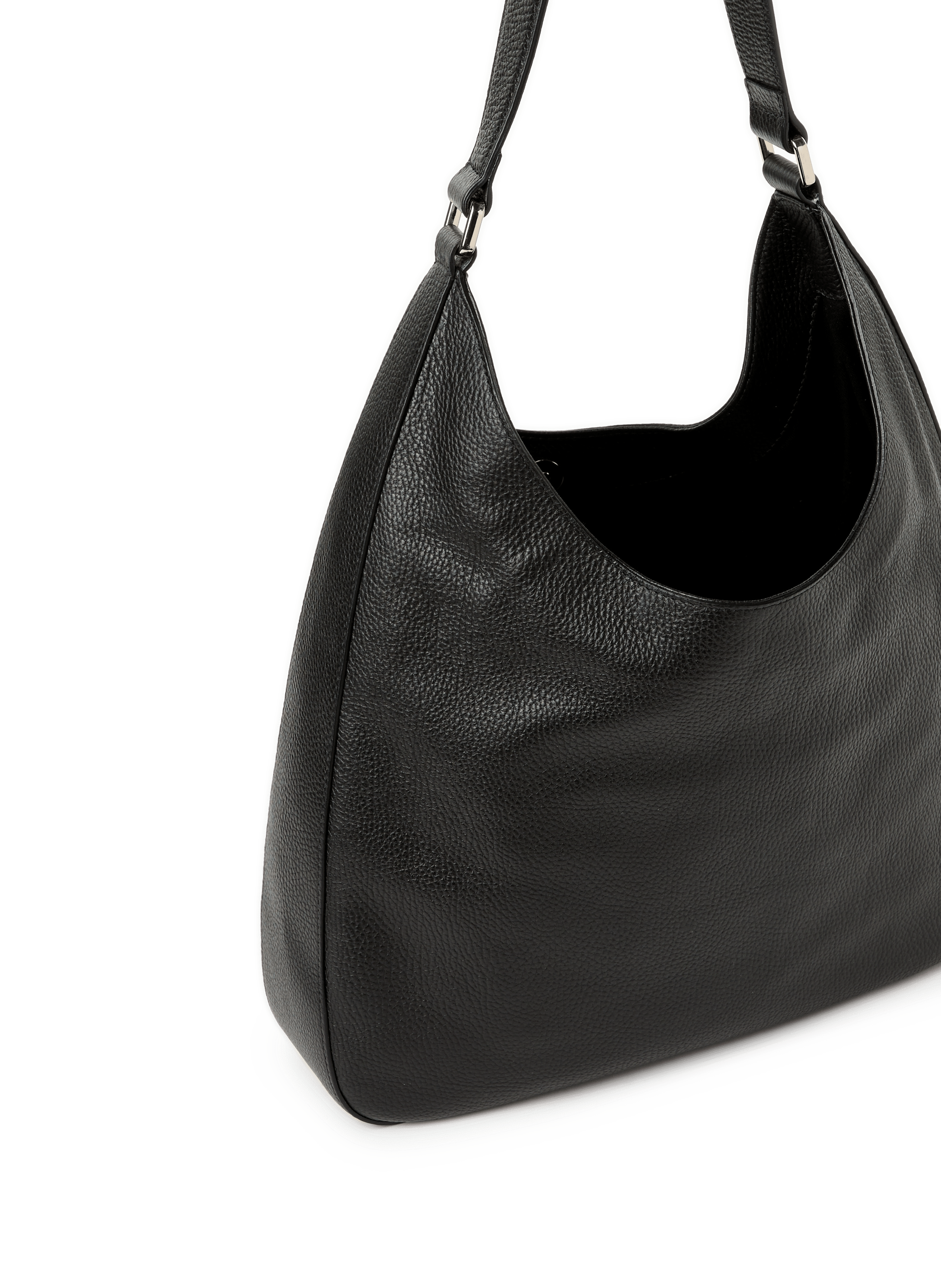 Gustin leather handbag. SAISON 1865 Black