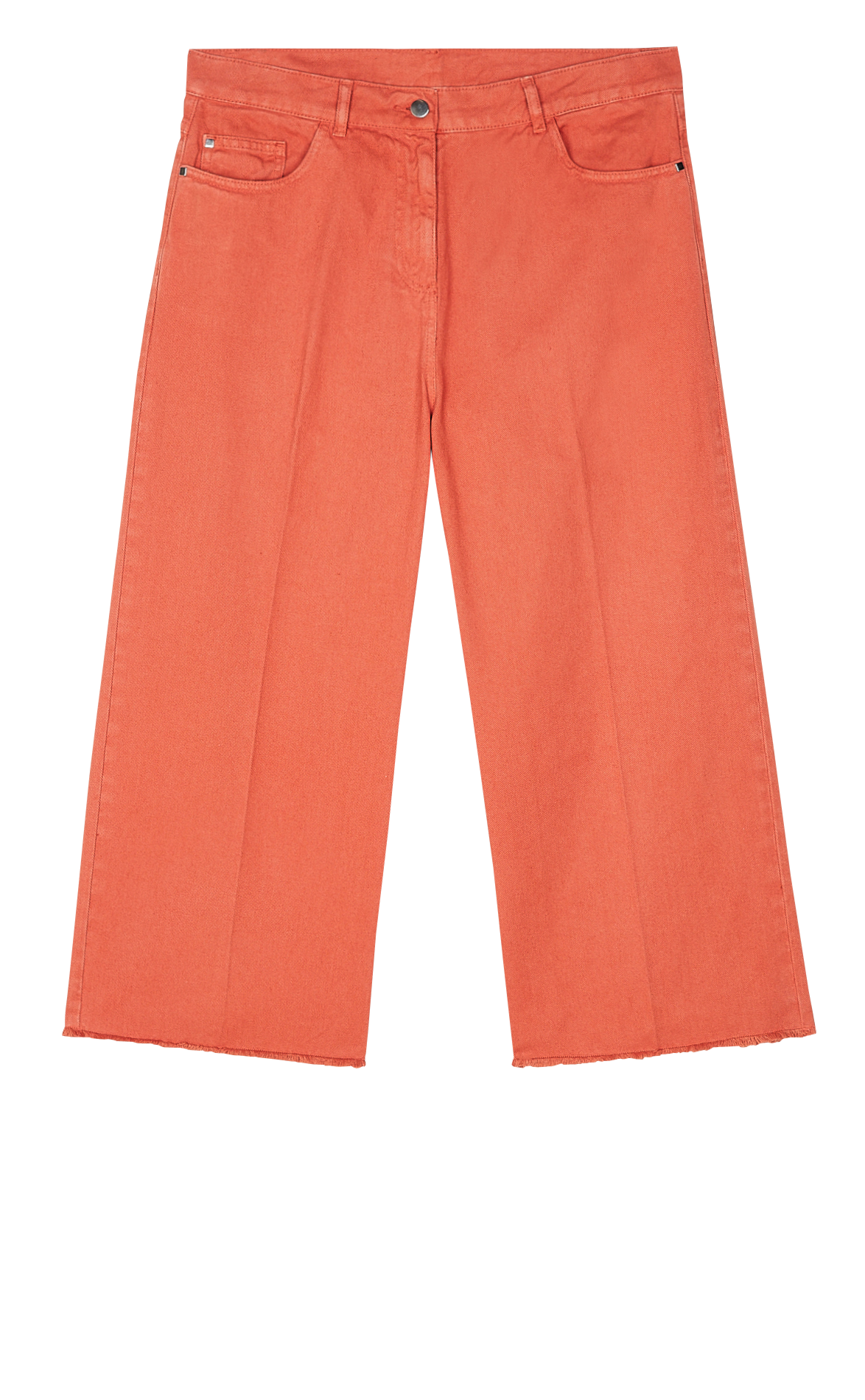 Cropped Jeans aus Baumwolle PERSONA by Marina Rinaldi Orange