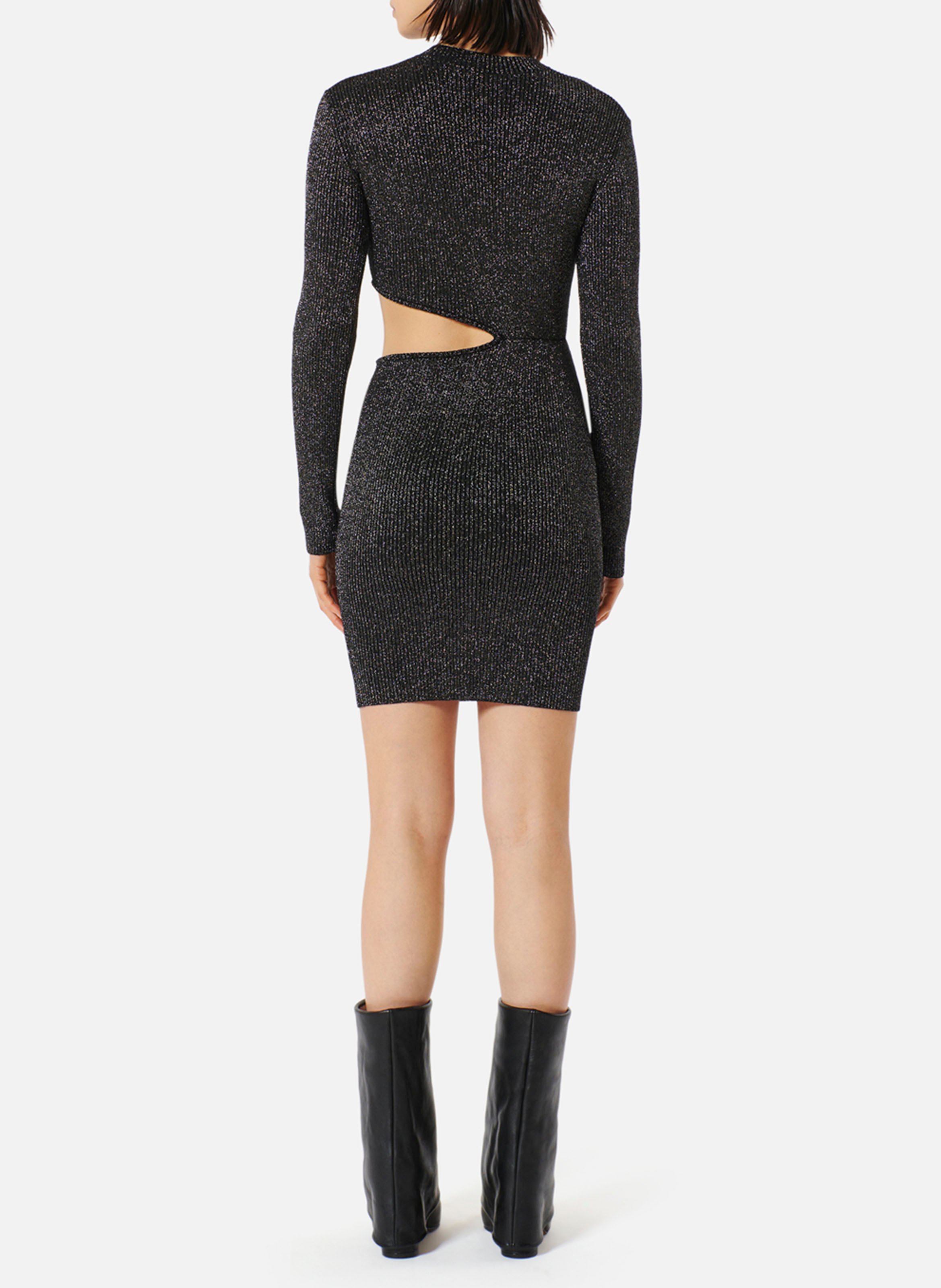 Korte jurk met opstaande kraag KARMA KOMA Zilver