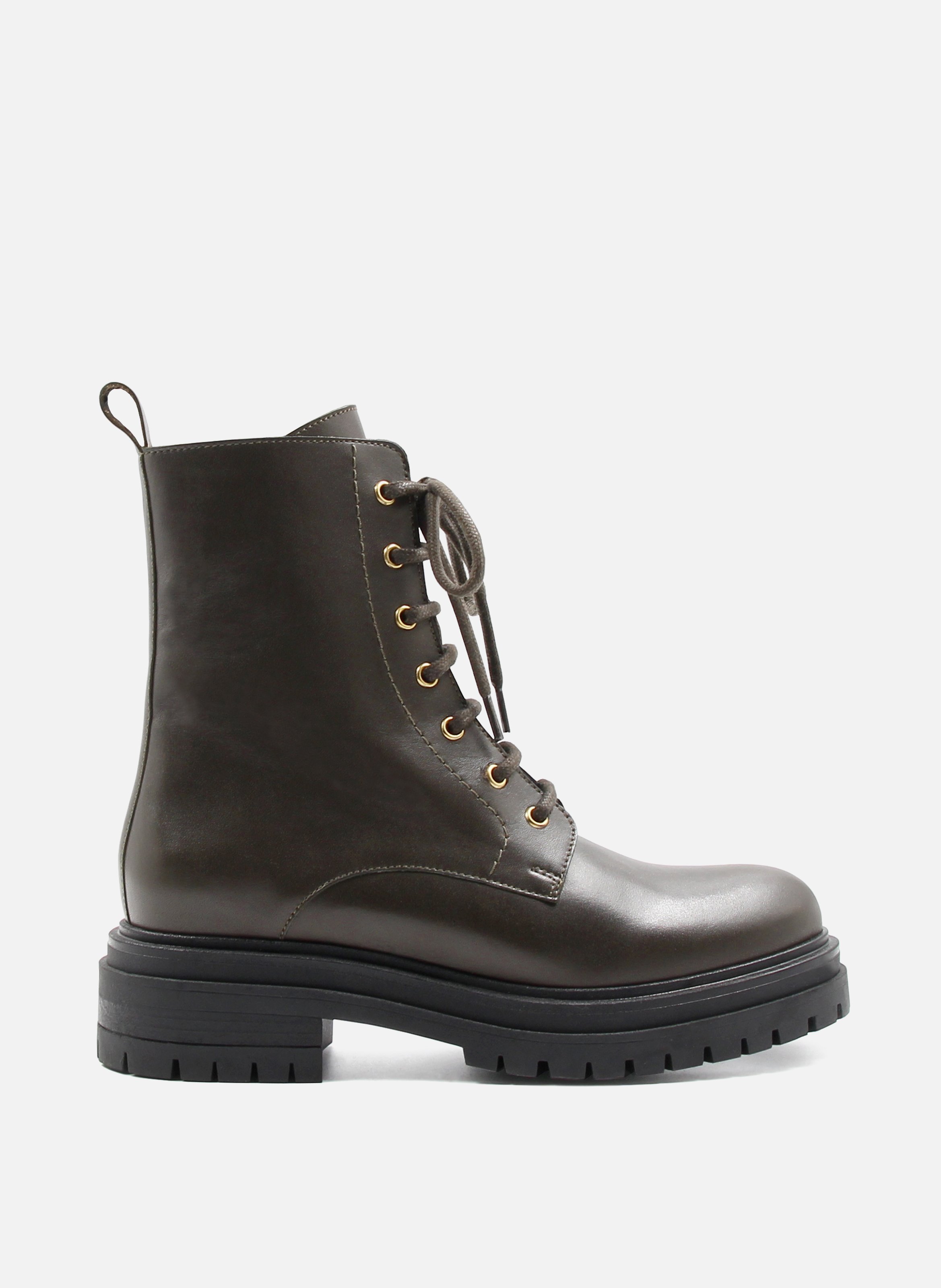 Leather lugged sole Ranger boots JULES & JENN