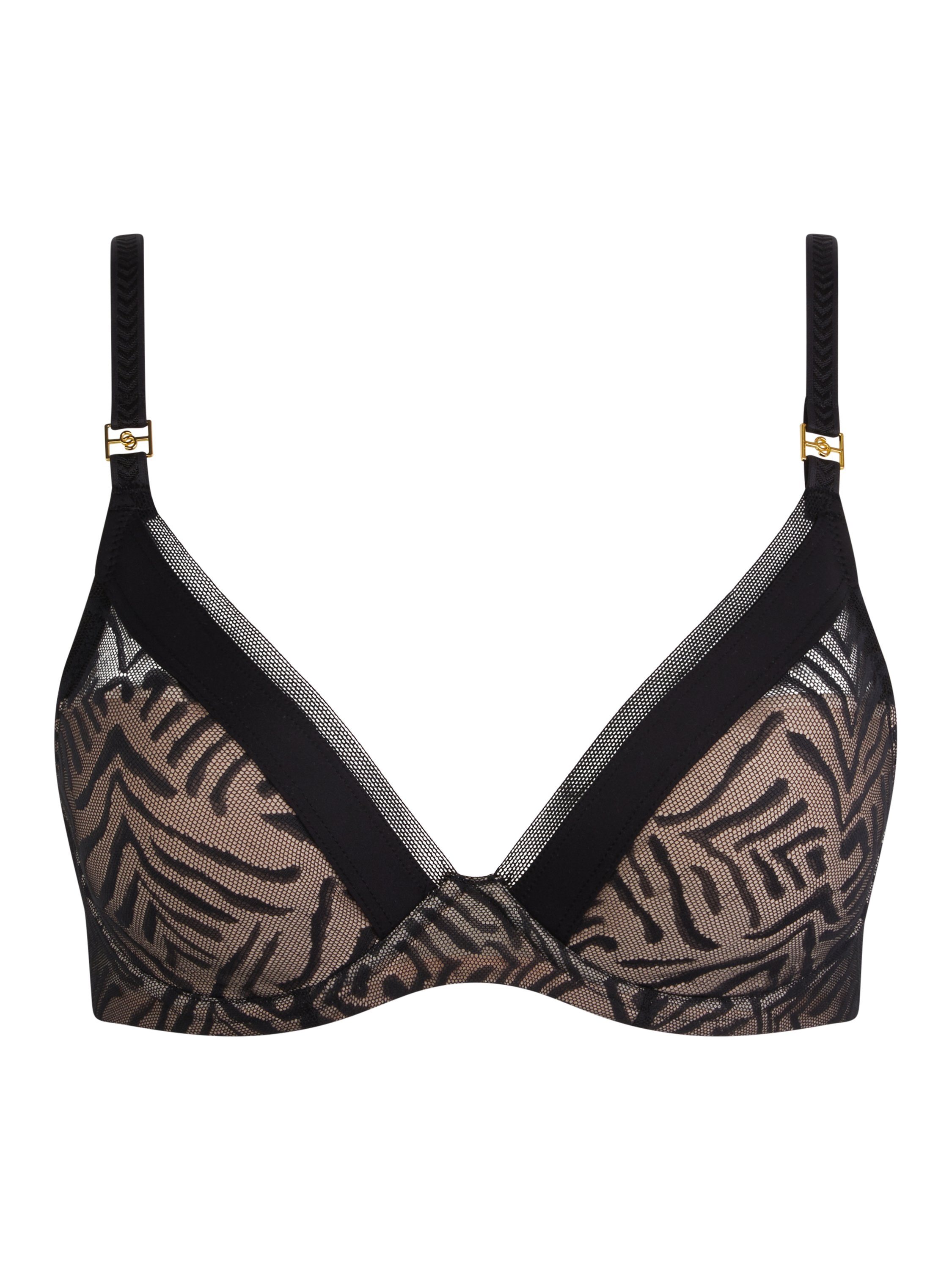 Plunge cup bra CHANTELLE Black