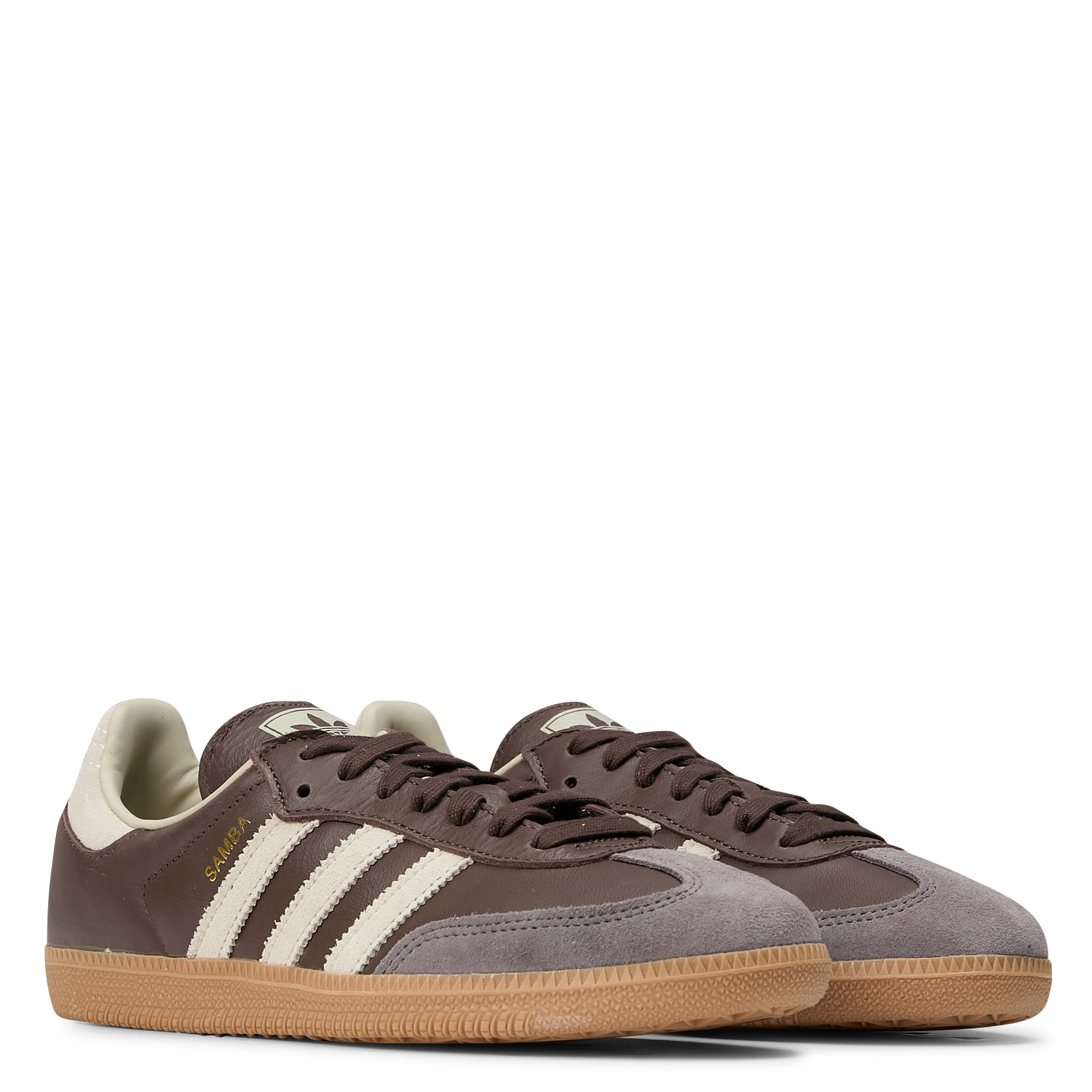 Niedrige Sneaker im Material-Mix Braun