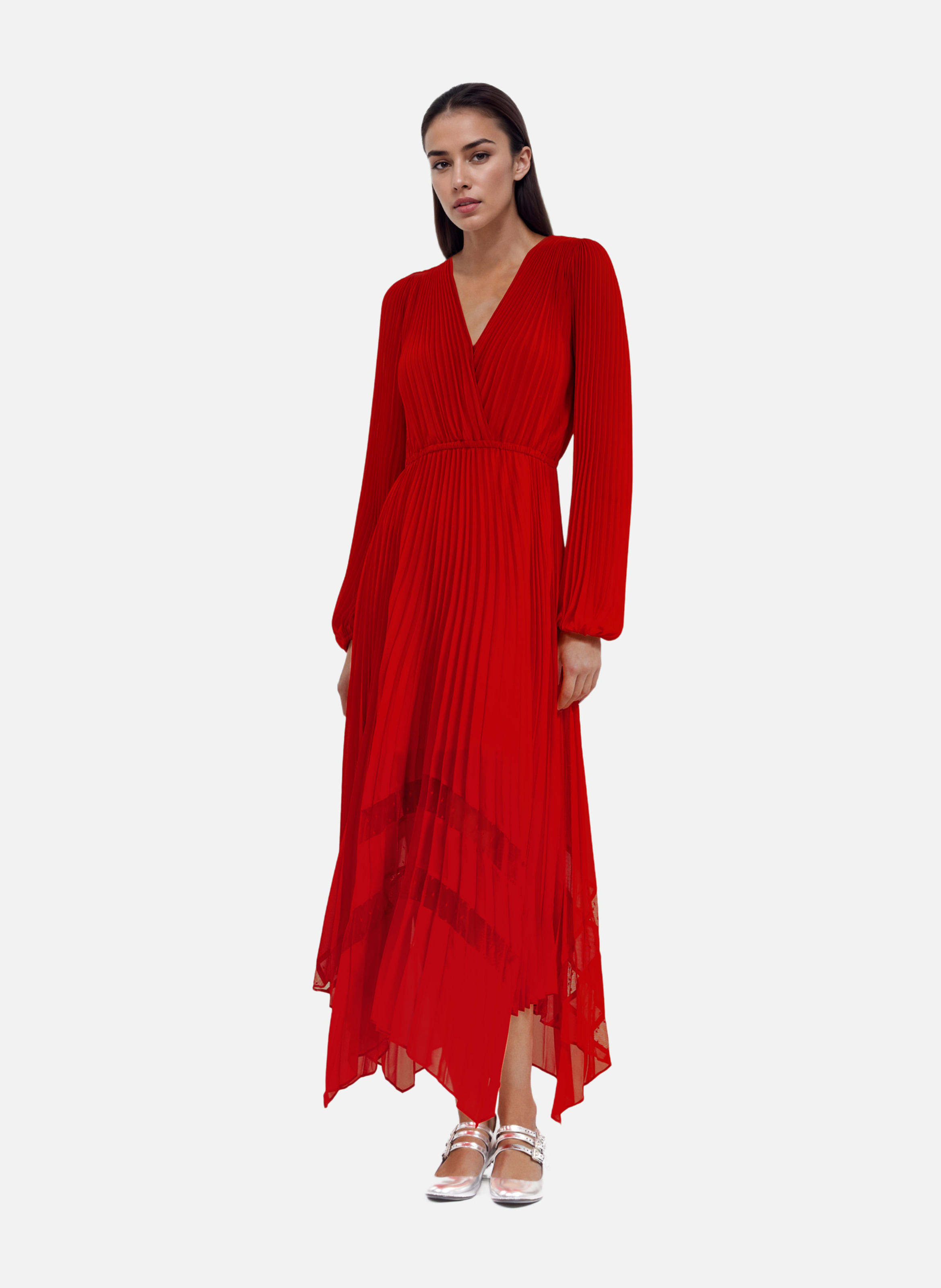 Long pleated dress THE KOOPLES