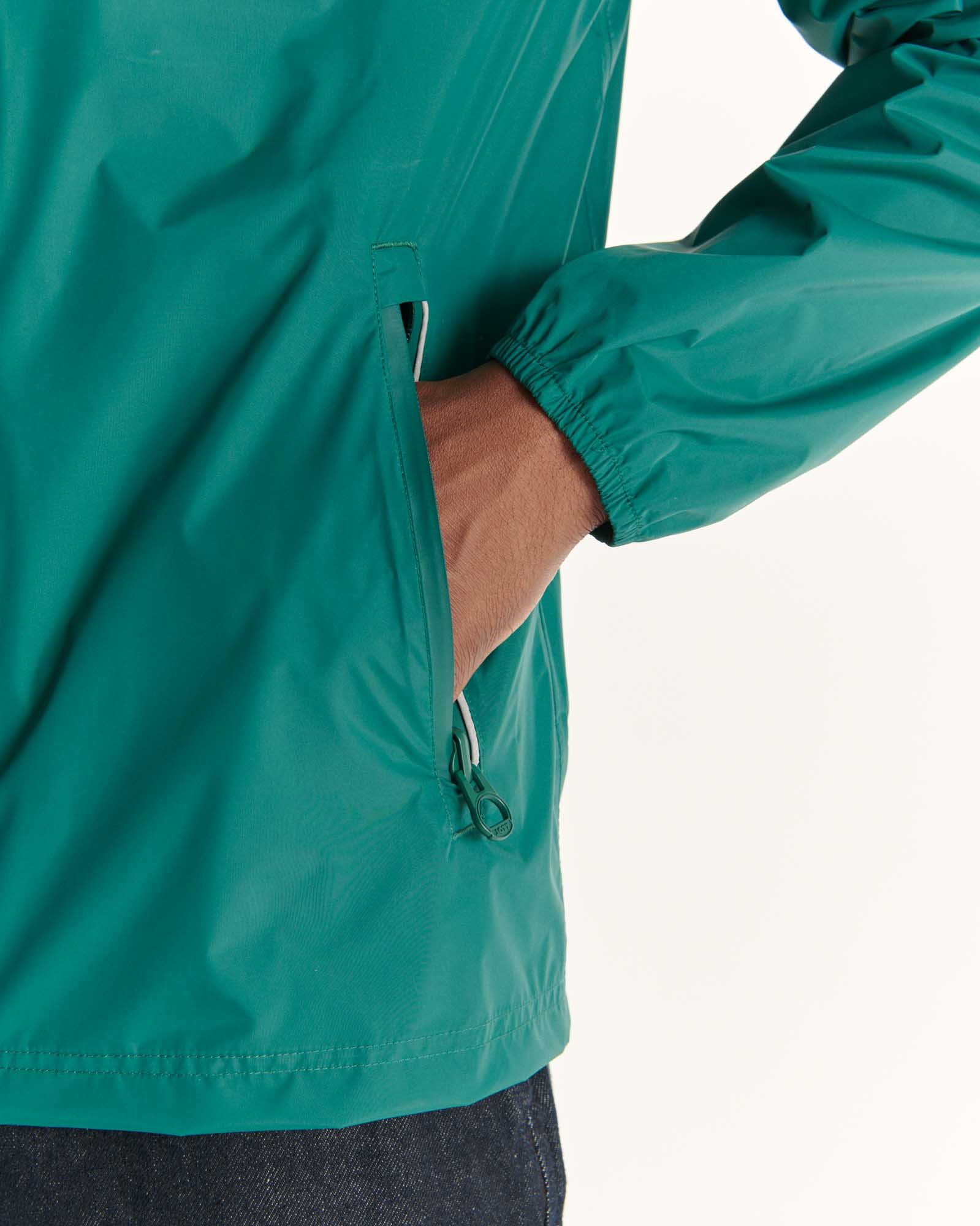 Packable hooded jacket Manille JOTT Green