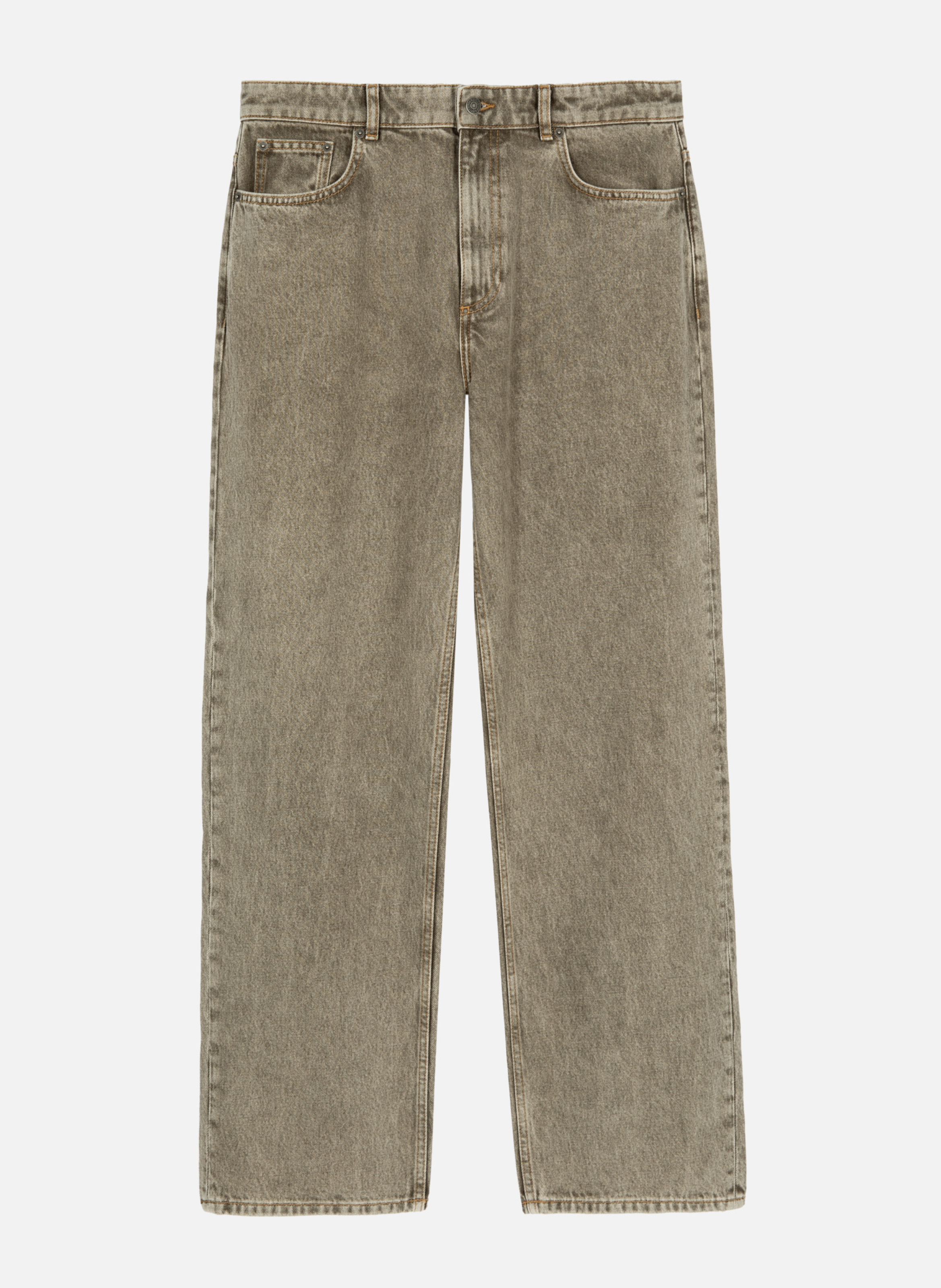 - Straight-leg jeans
- 5 pockets
- Straight cut
- Faded effect THE KOOPLES Green