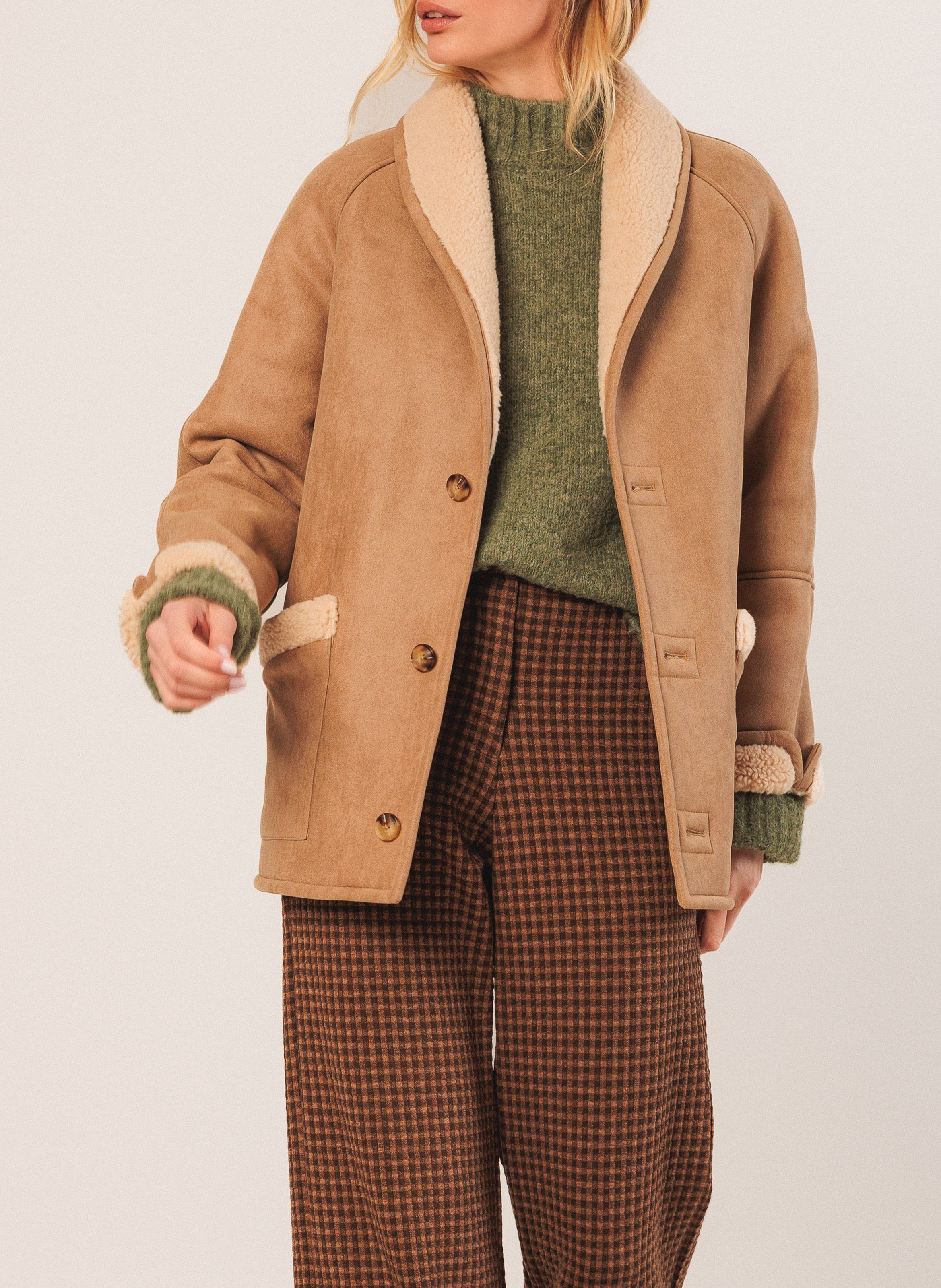 Manteau col à revers  INDI & COLD