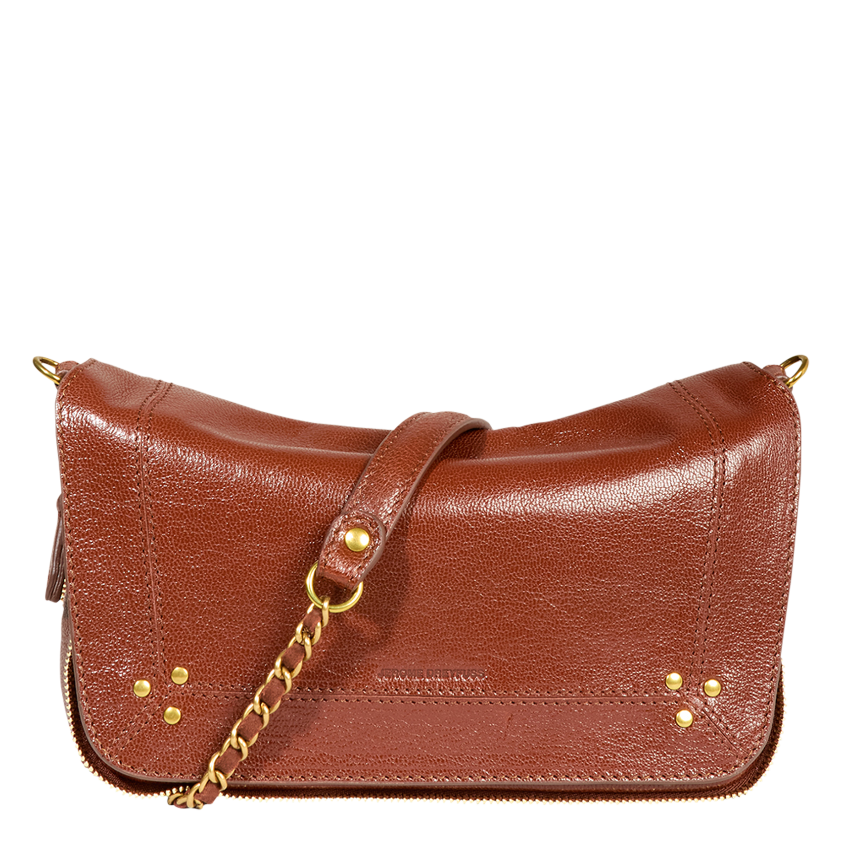 Dori leather shoulder bag JEROME DREYFUSS Brown