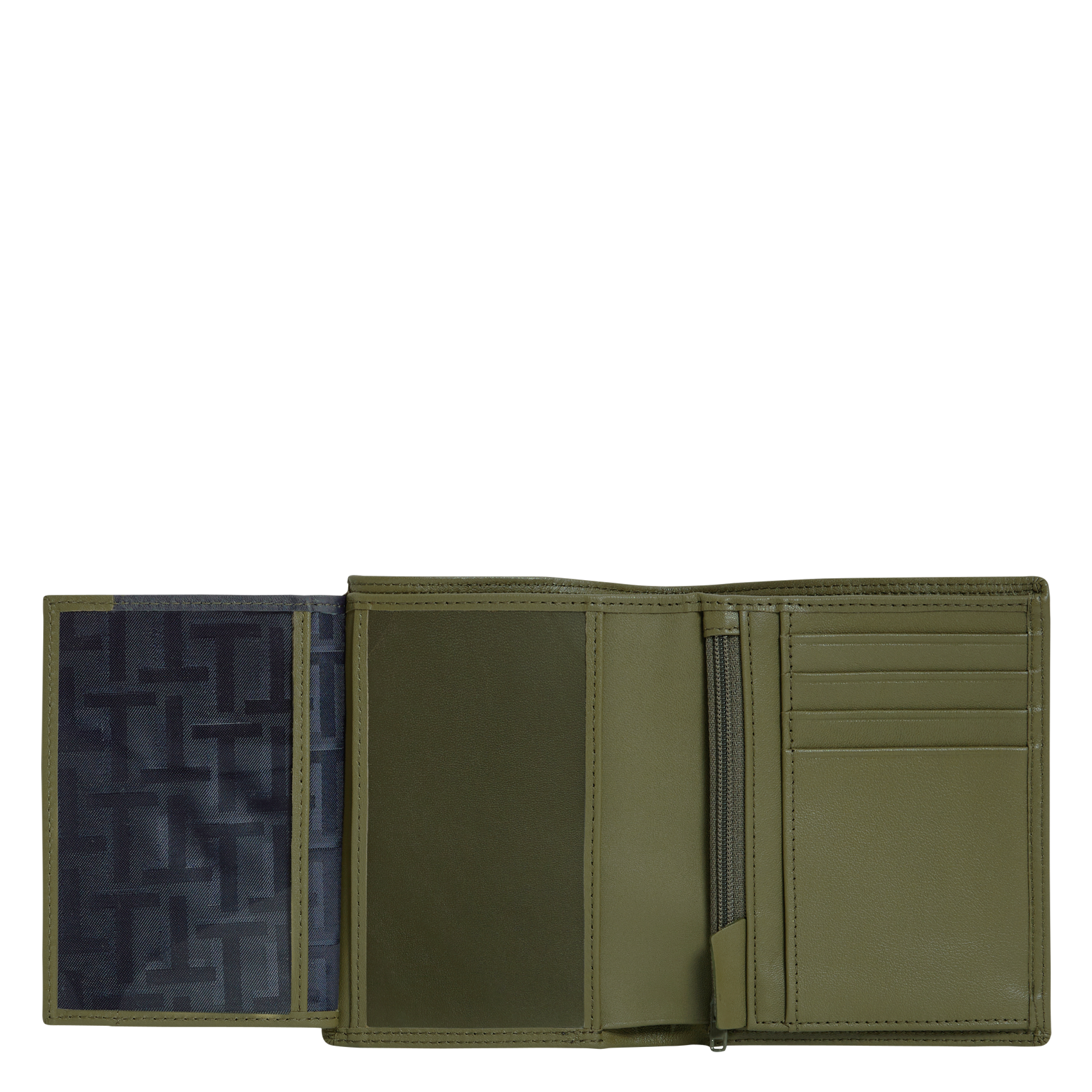 Kleine, leren portemonnee LE TANNEUR Veelkleurig